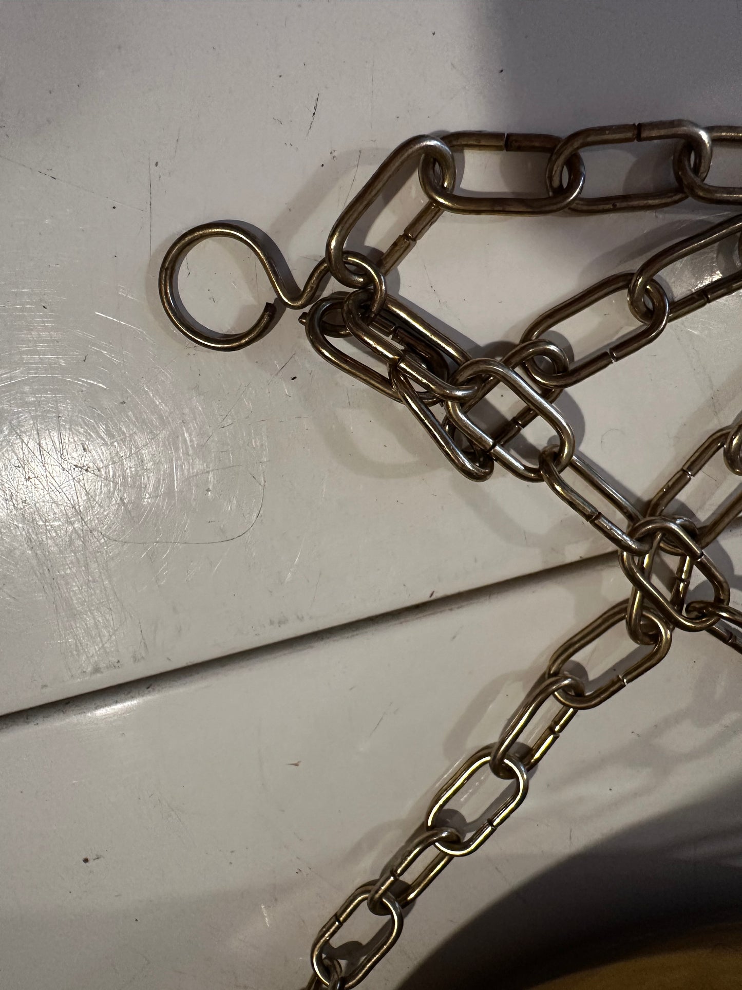 Vintage koperen plantenhanger