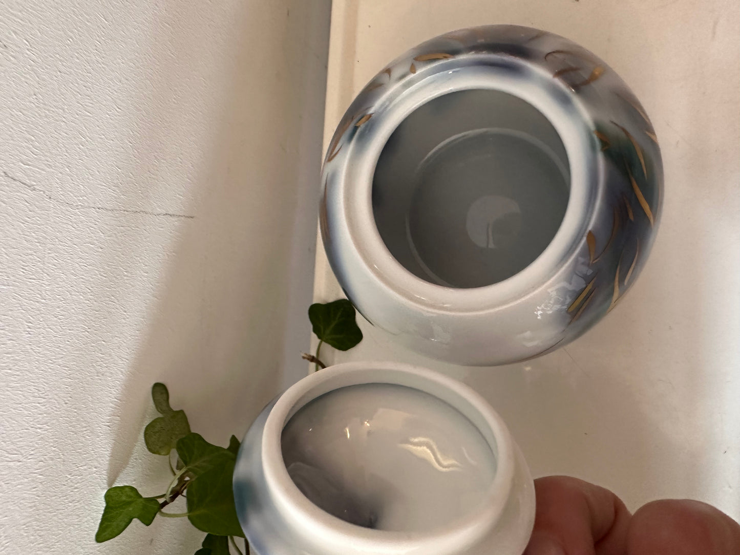 Porseleinen bewaardoosje