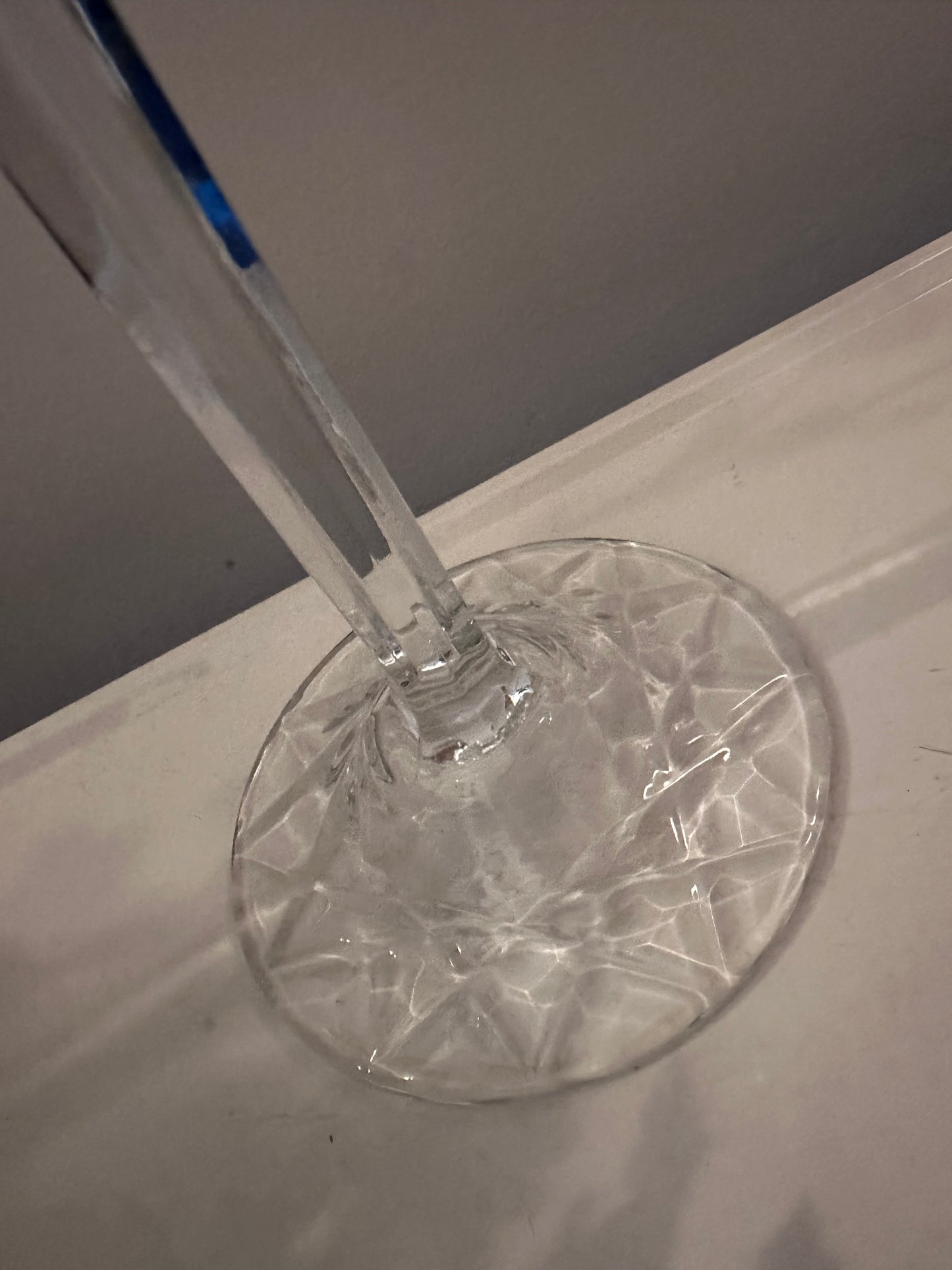 Vintage kristallen kandelaar