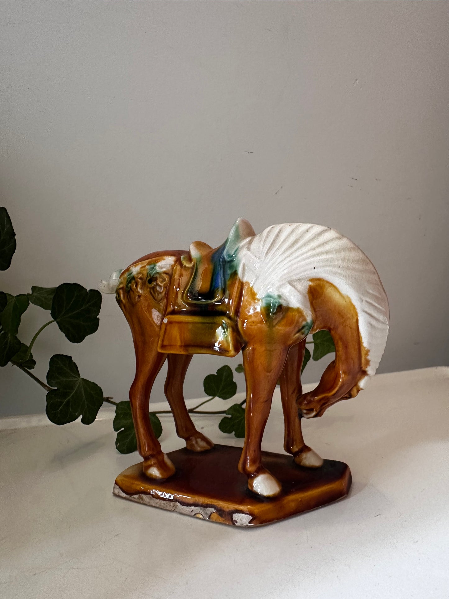 Vintage keramiek Japans paardje
