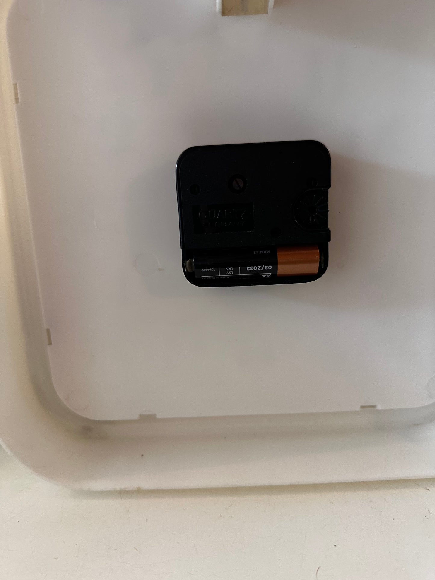 Vintage kunststof jaren 80 klok