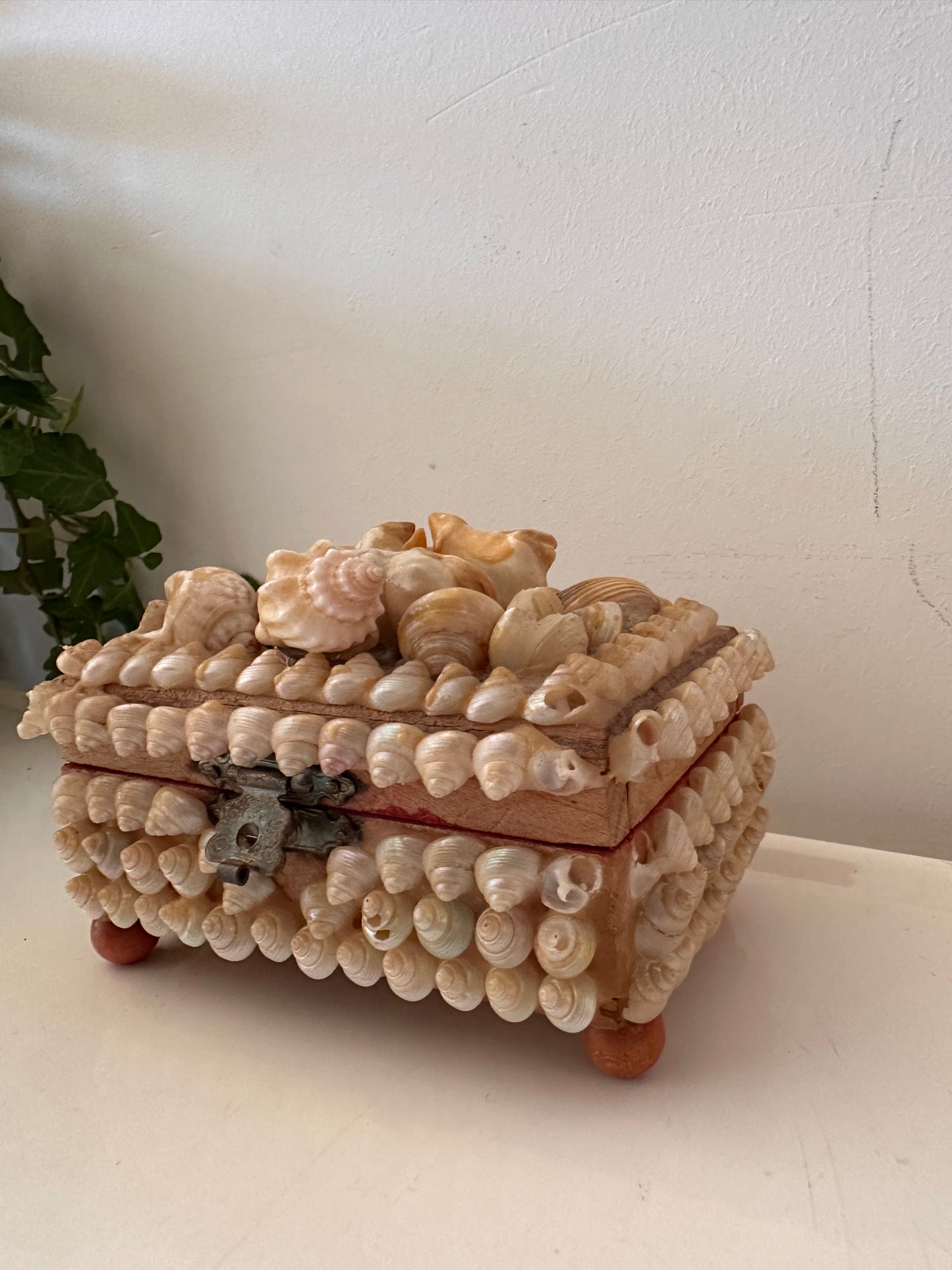 Vintage schelpendoosje