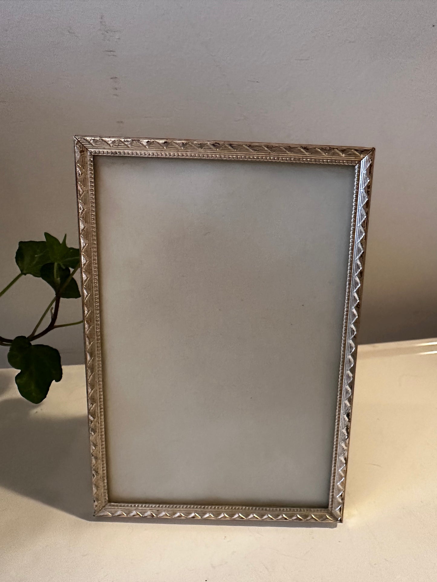 Vintage zilverkleurig lijstje