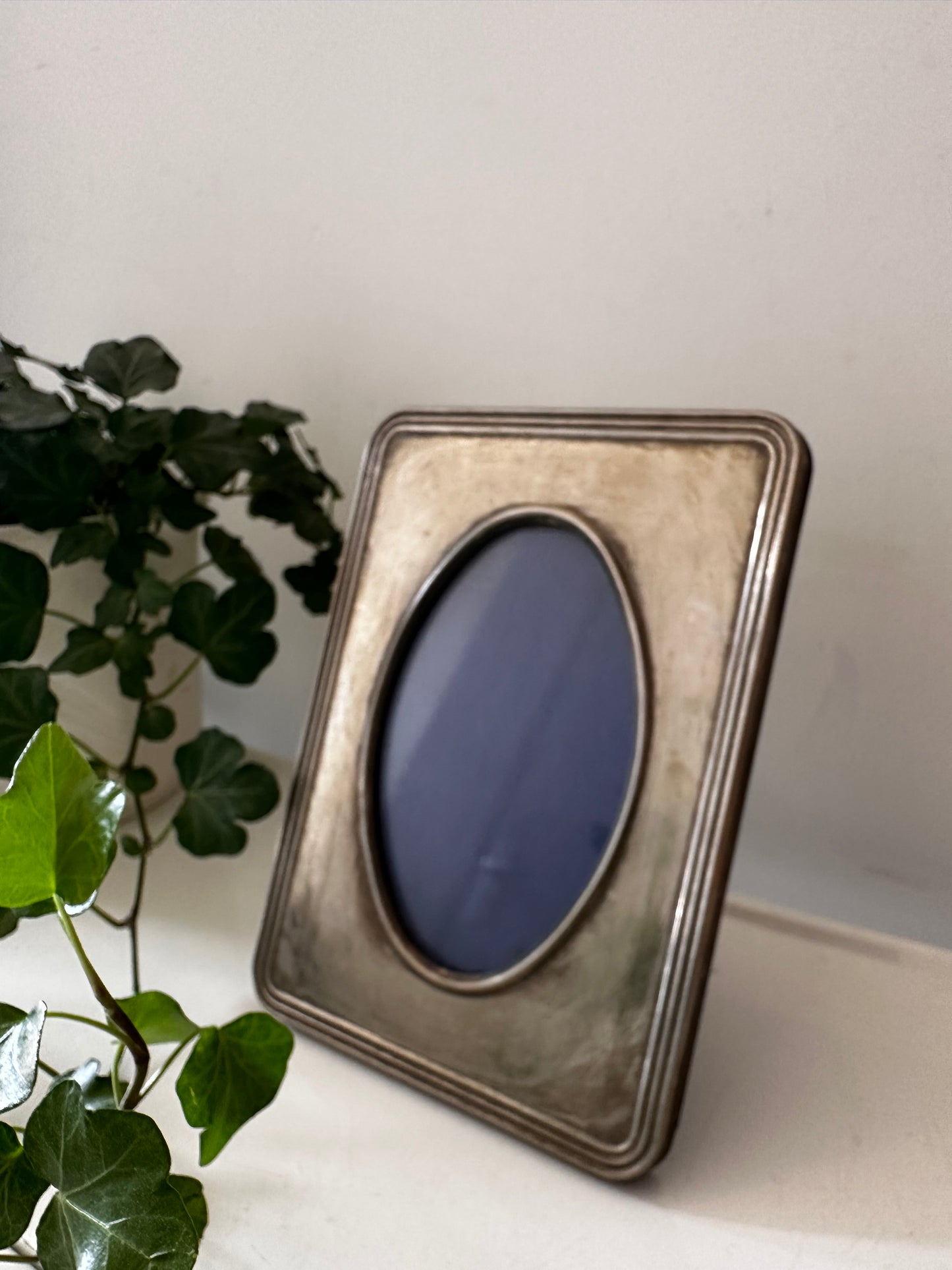 Vintage zilverkleurig fotolijstje