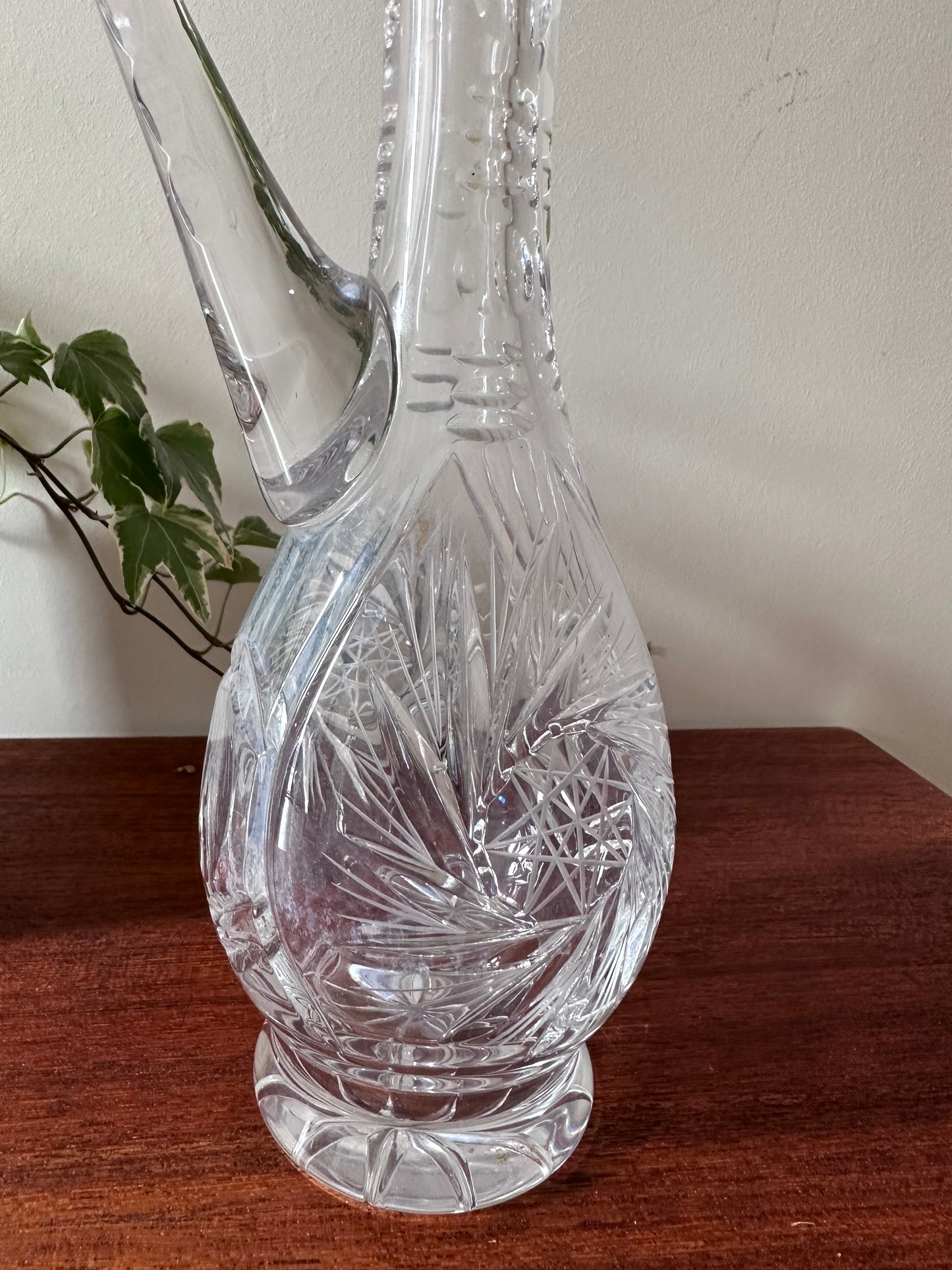 Kristallen wijnkaraf