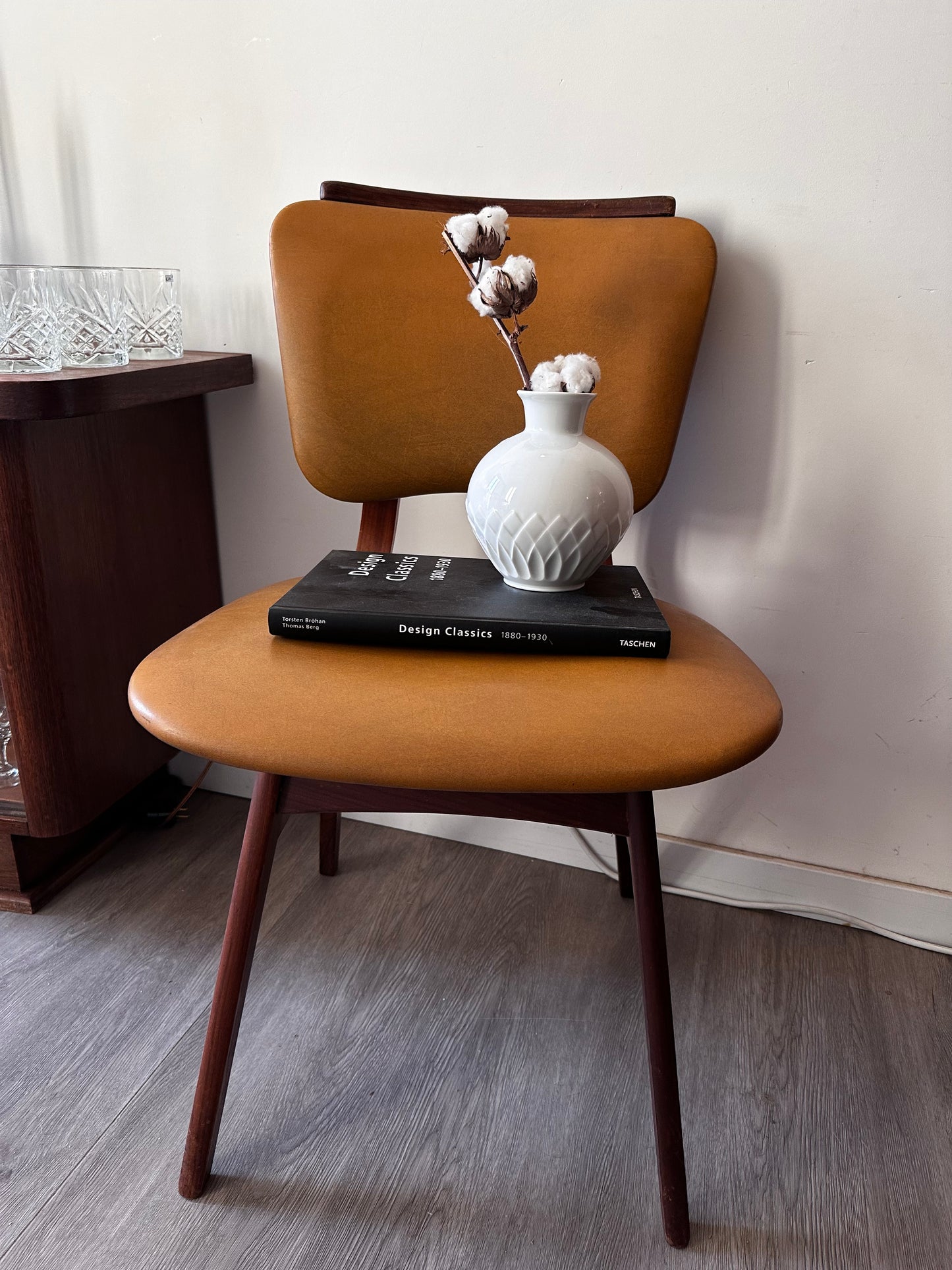 Vintage Jaren 60 stoel Scandinavisch design