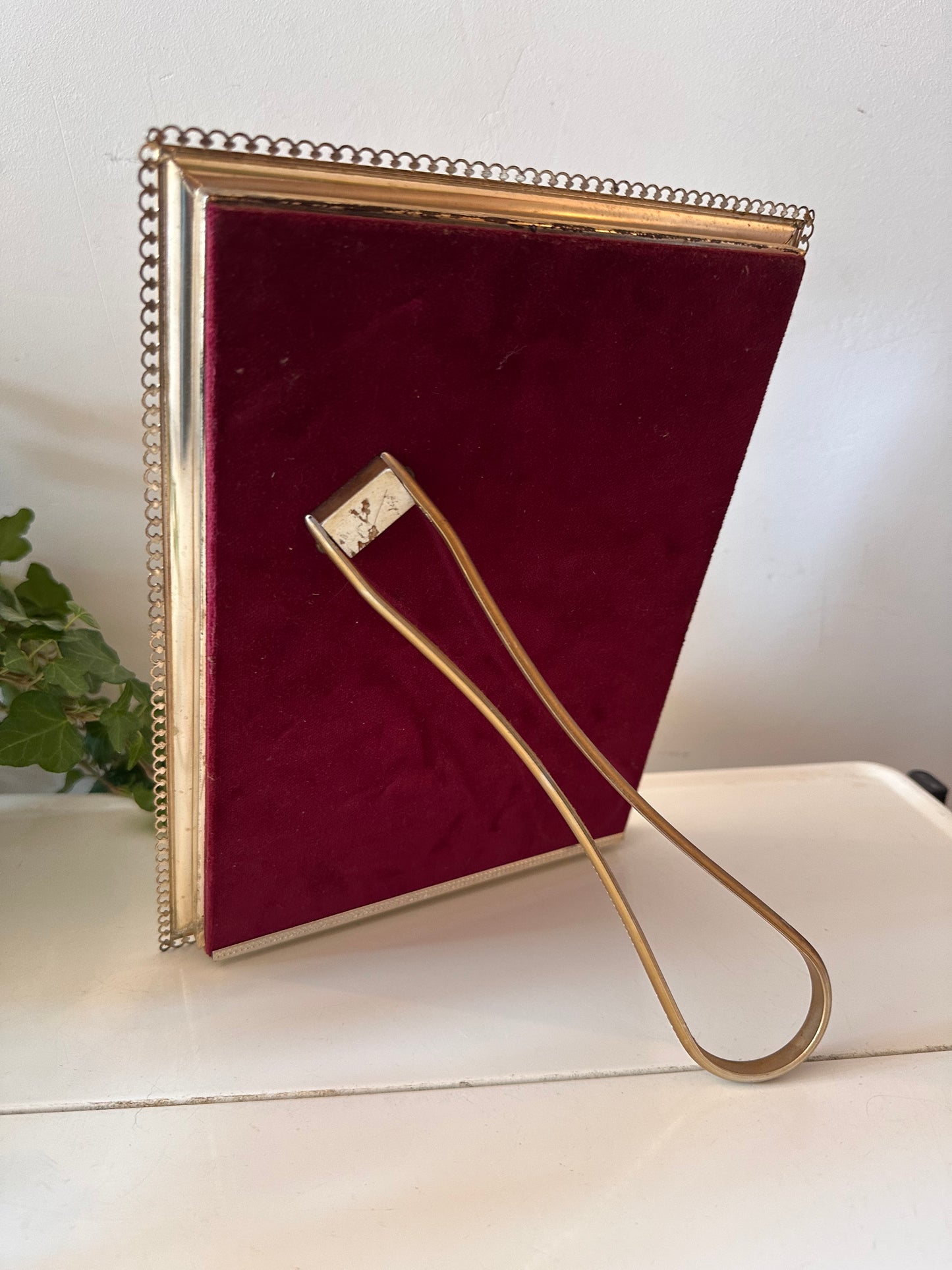 Jaren 60 fotolijstje met een sierlijk randje