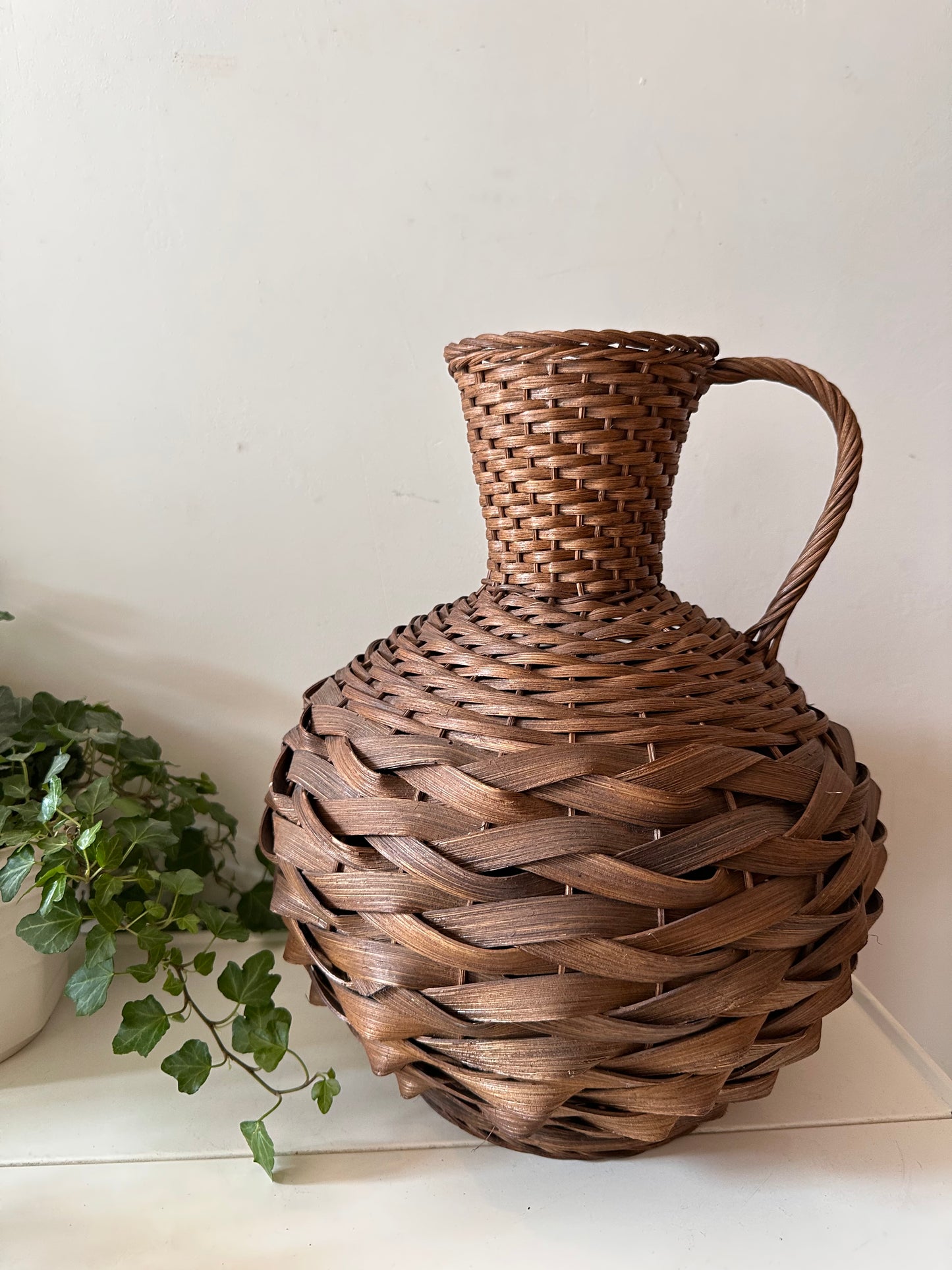 Rieten/rotan kan vaas