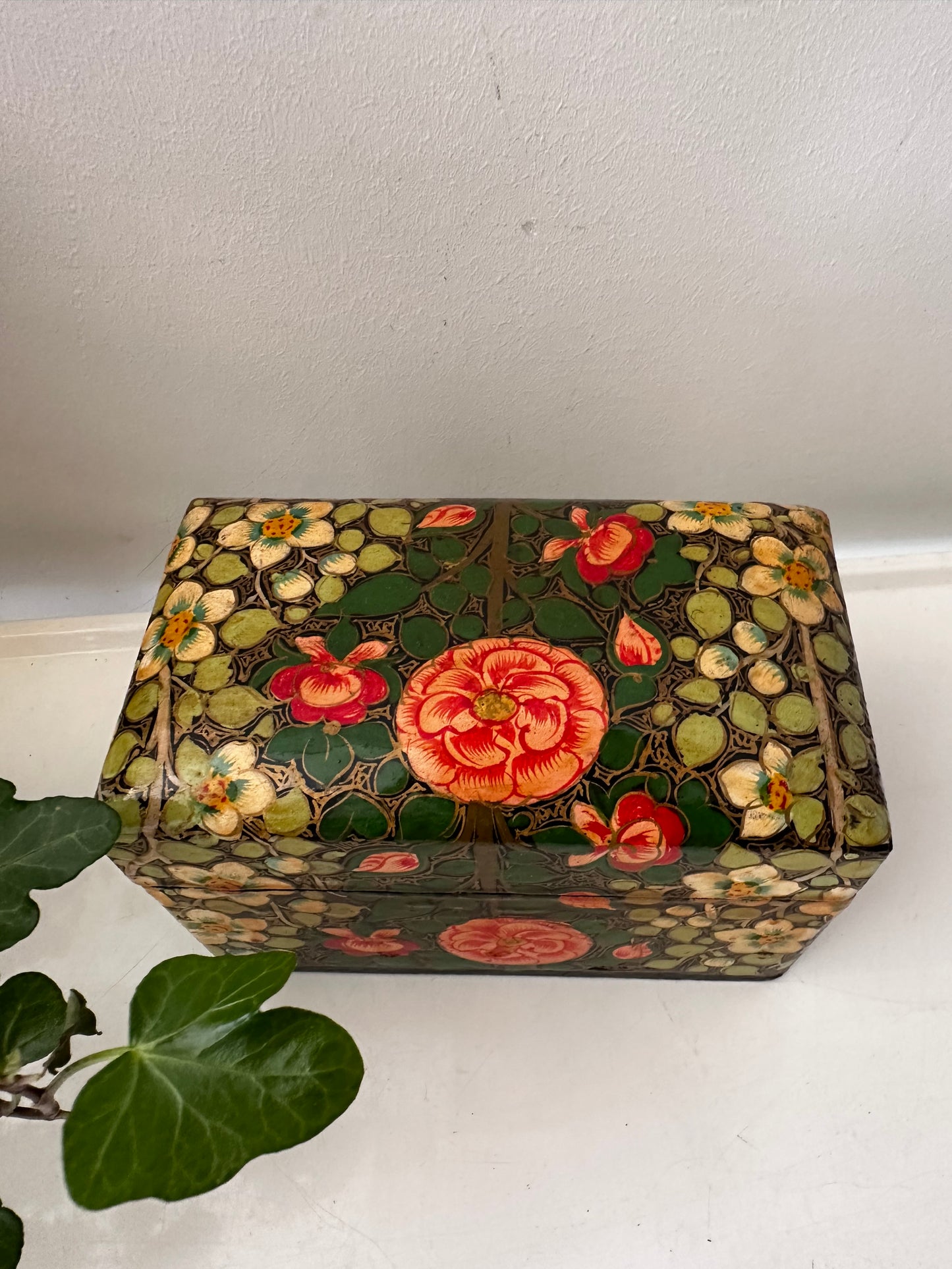Vintage bewaardoosje sierdoosje