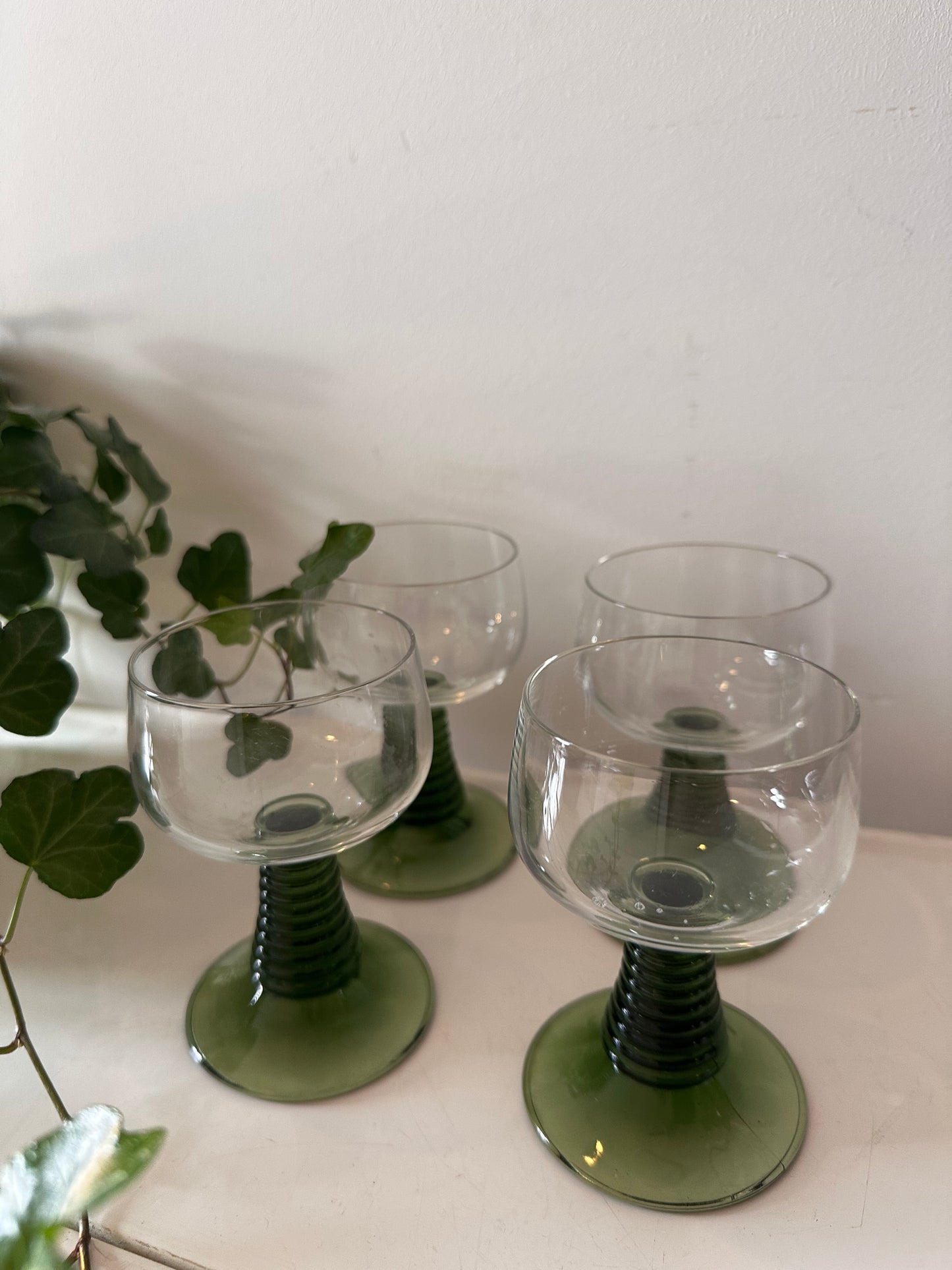 Set van 4 Roemer Moezel glazen