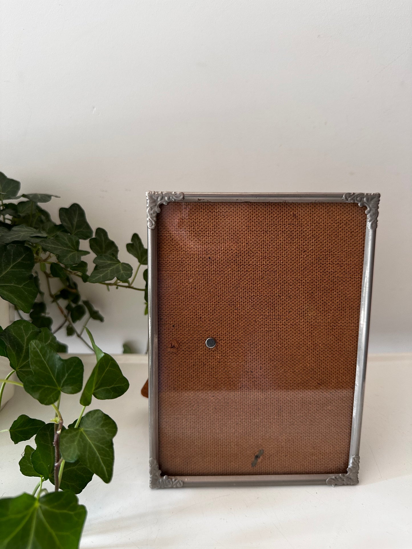 Vintage zilverkleurig fotolijstje