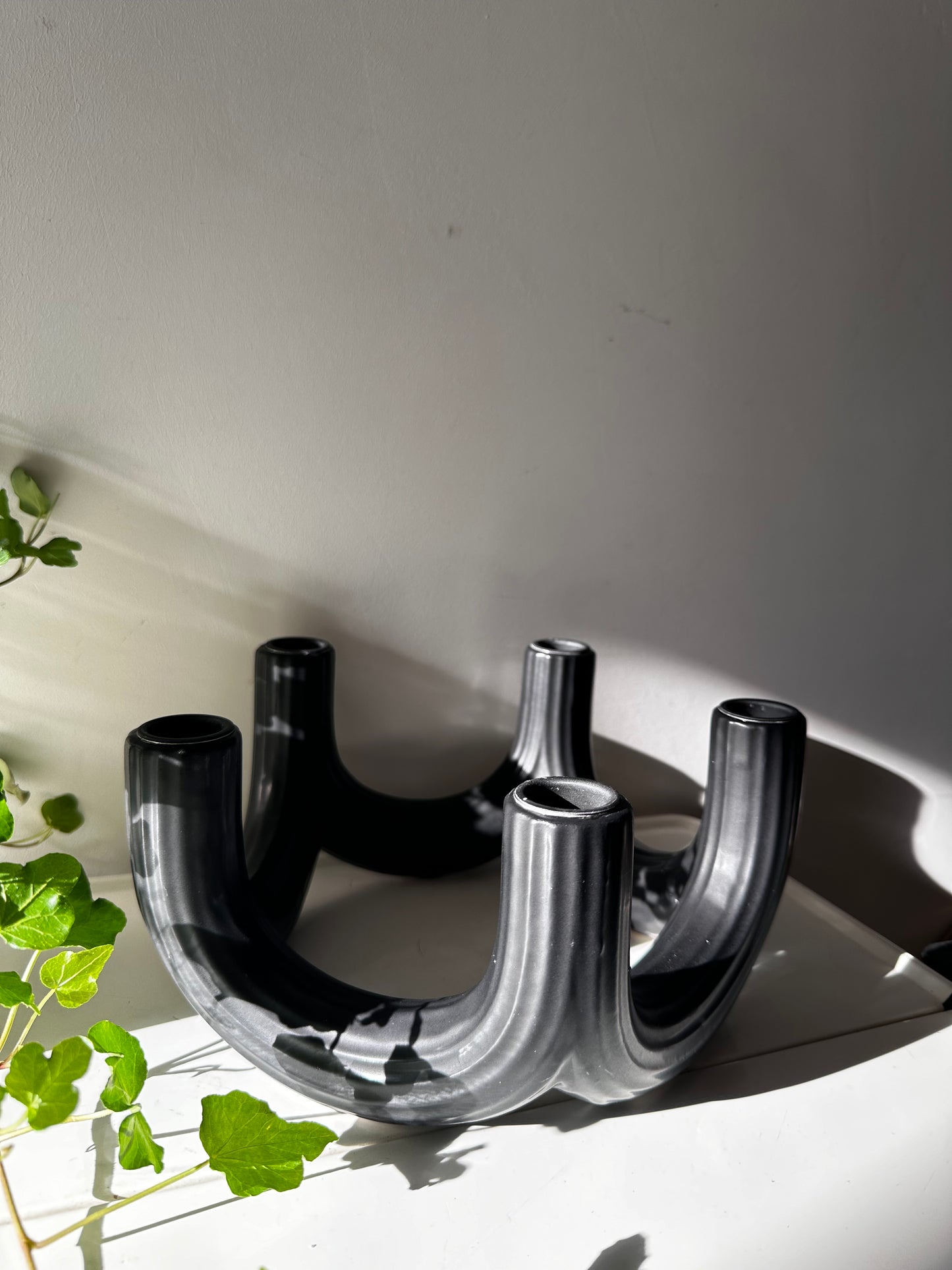 5 armige vintage kandelaar