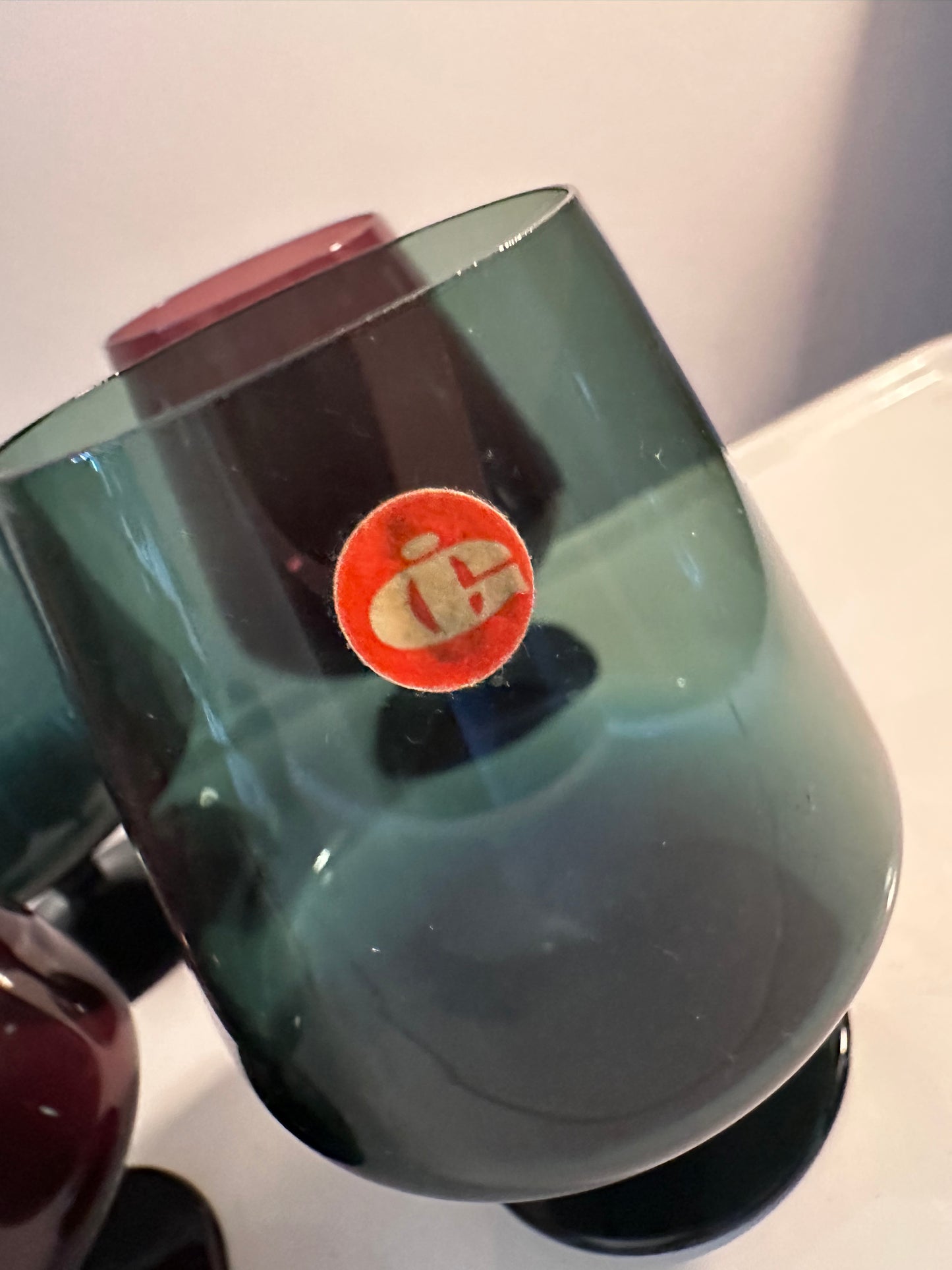 Vintage Jaren 70 likeurglaasjes