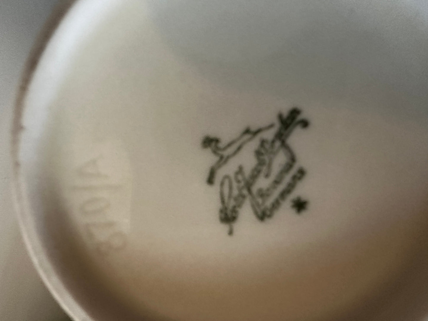 Hertel Jacobs Porseleinen vaas jaren 60