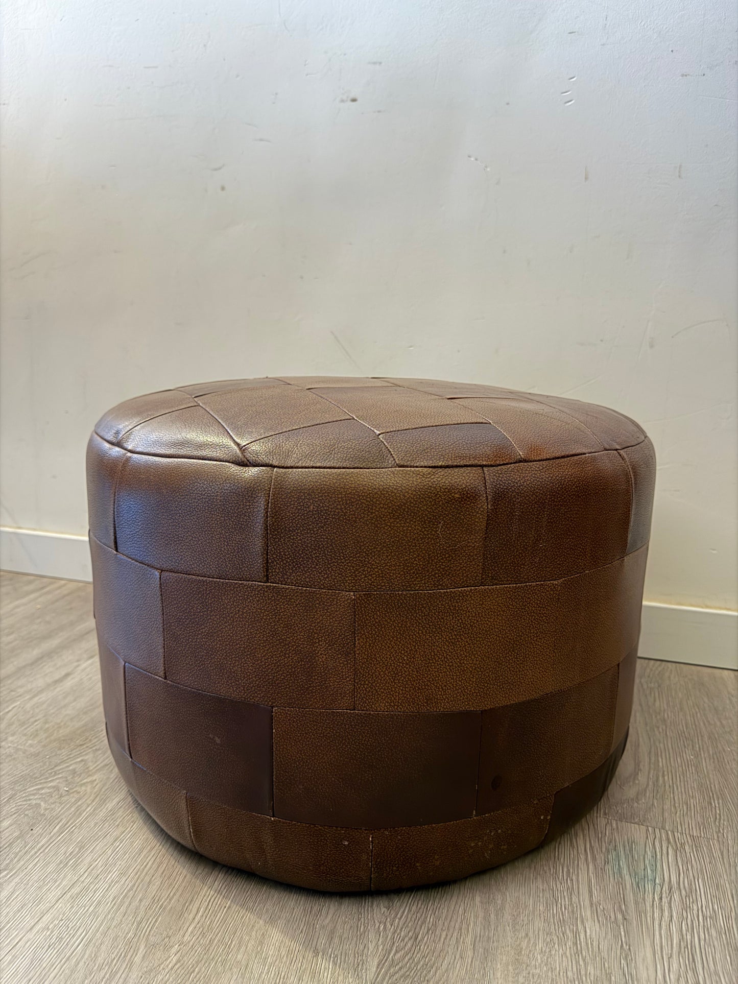 Patchwork Jaren 70 poef