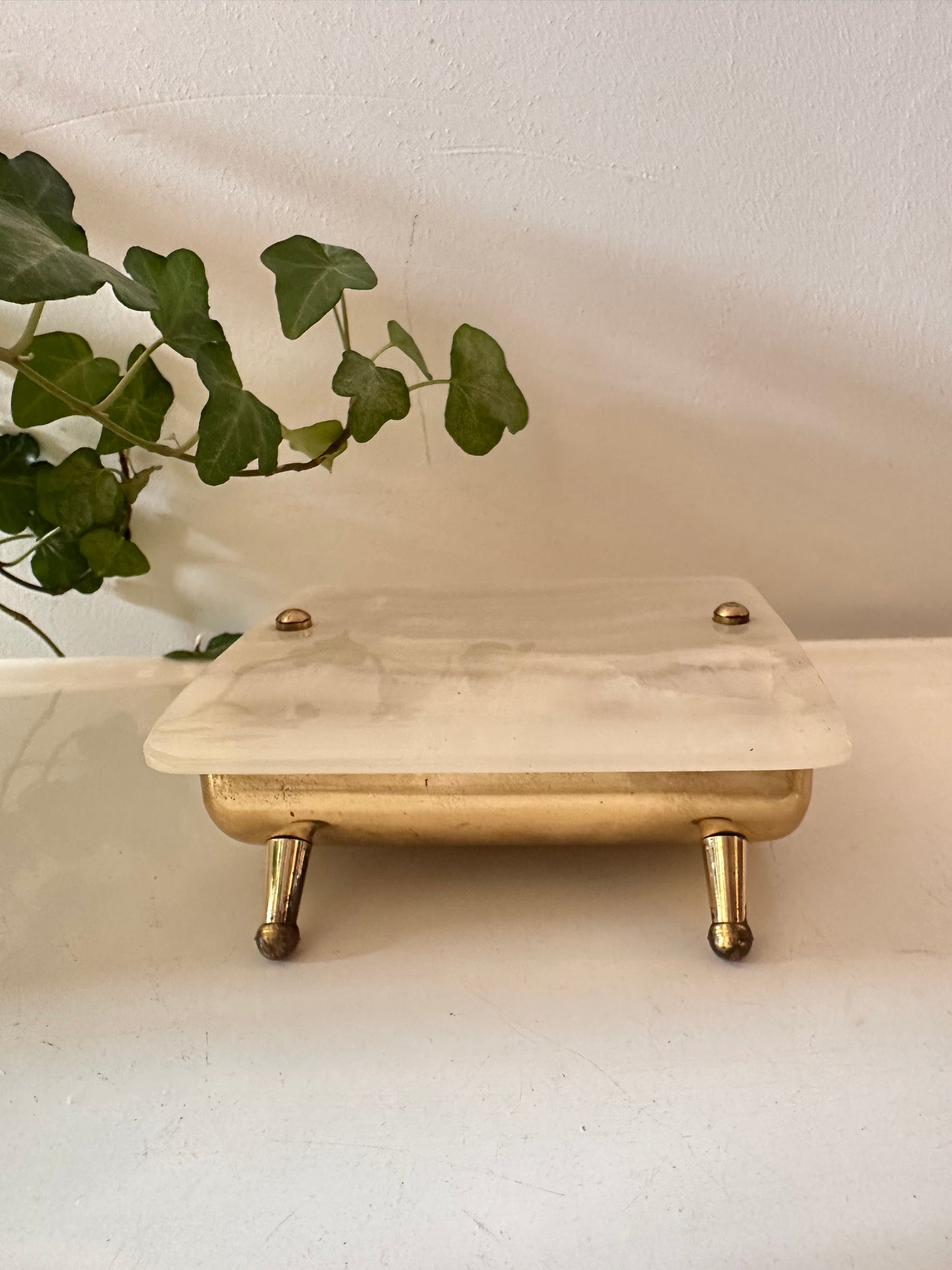 Onyx bewaardoosje oorspronkelijk sigaretten doosje