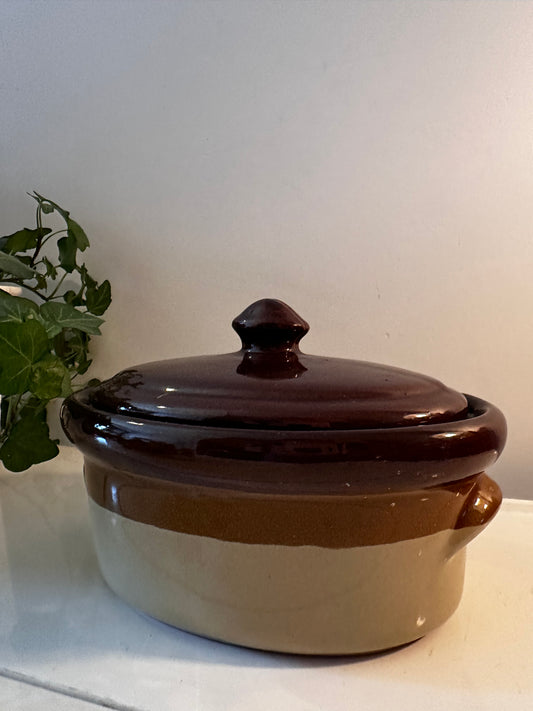 Jaren 70 Ovenschaal Heideland