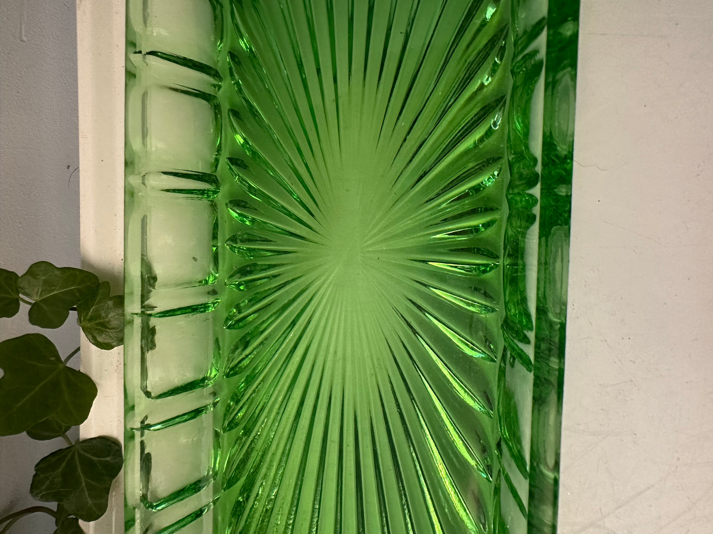 Art Deco schaal groen