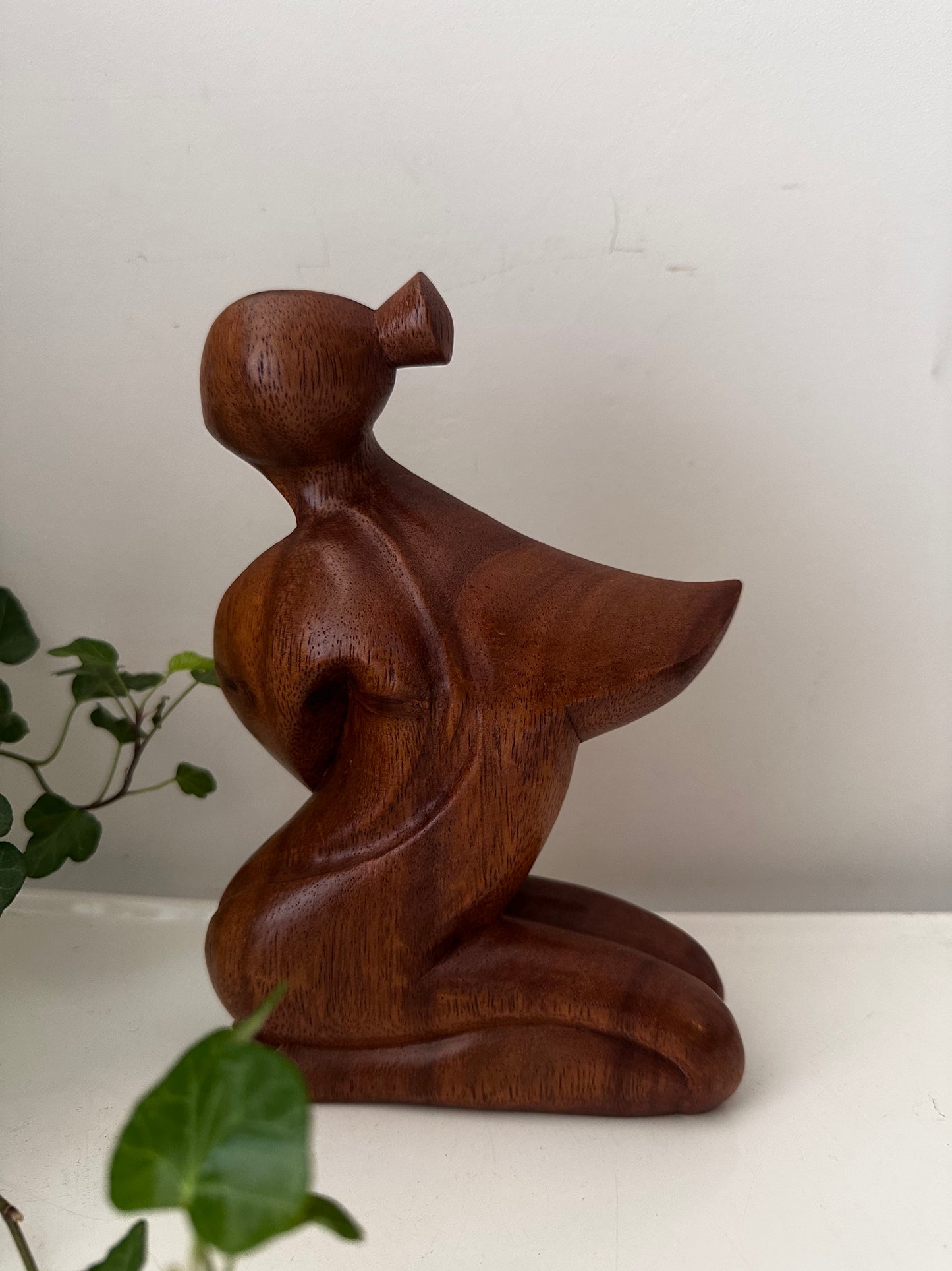 Mid Century houten beeldje