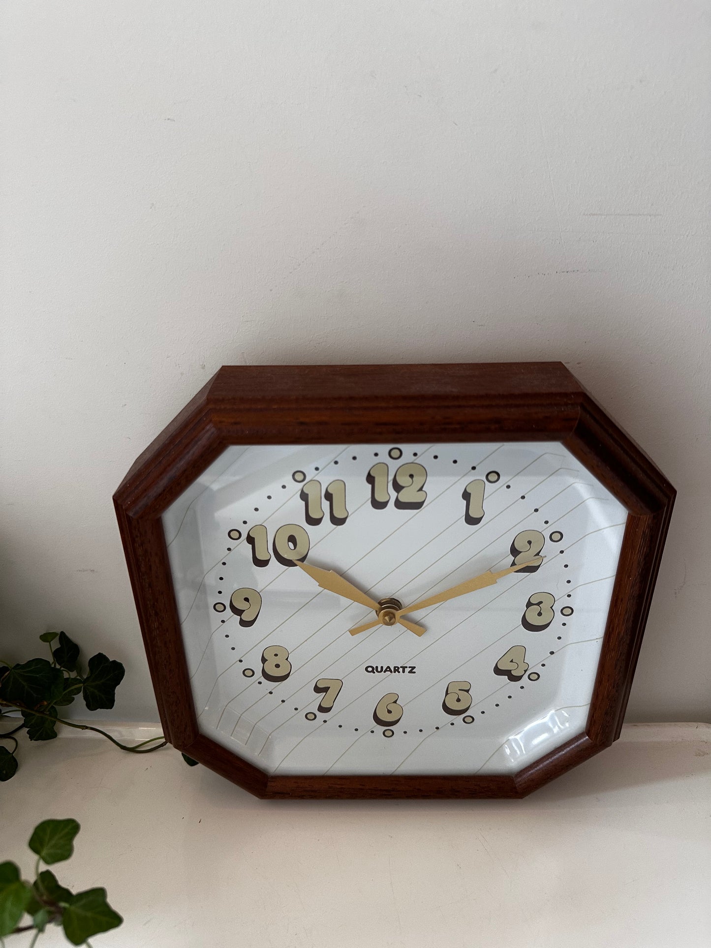 Jaren 80 Vintage wandklok