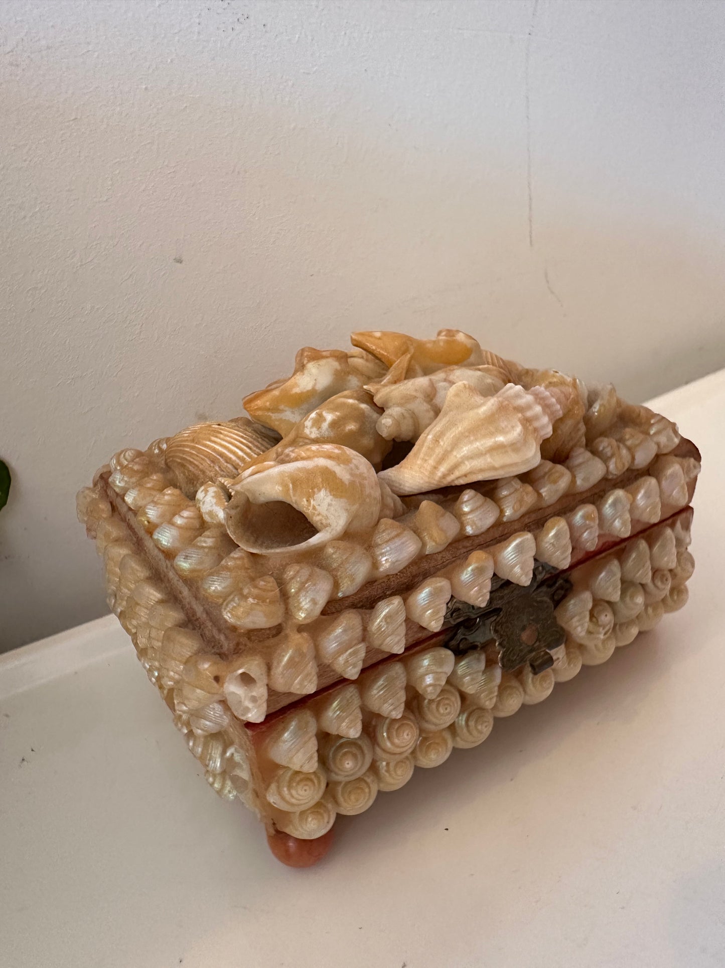 Vintage schelpendoosje