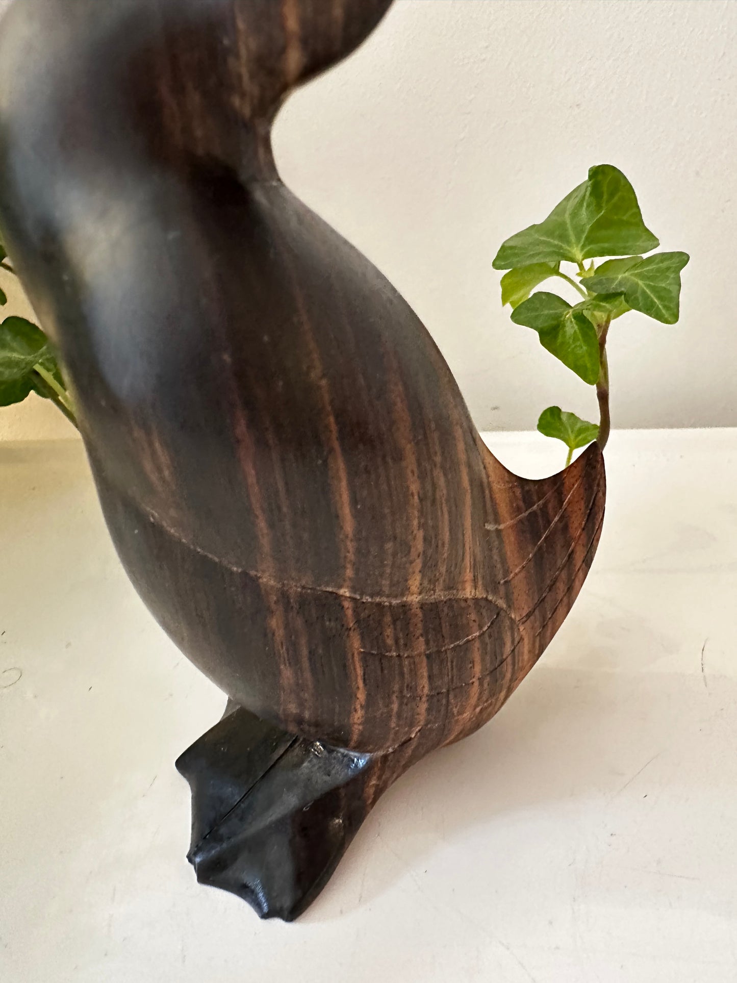 Mid Century houten eendje