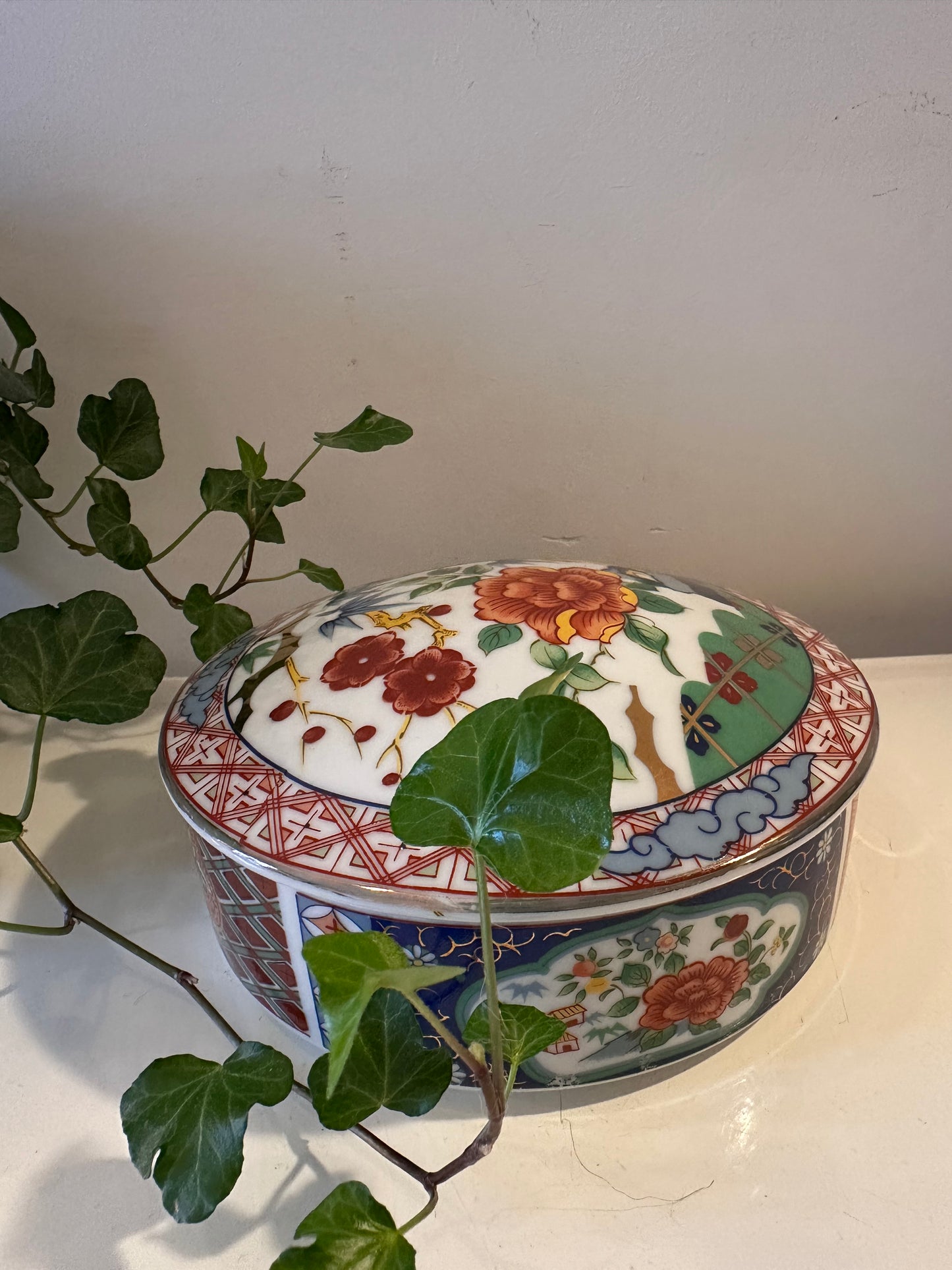 Japans dekseldoosje vintage