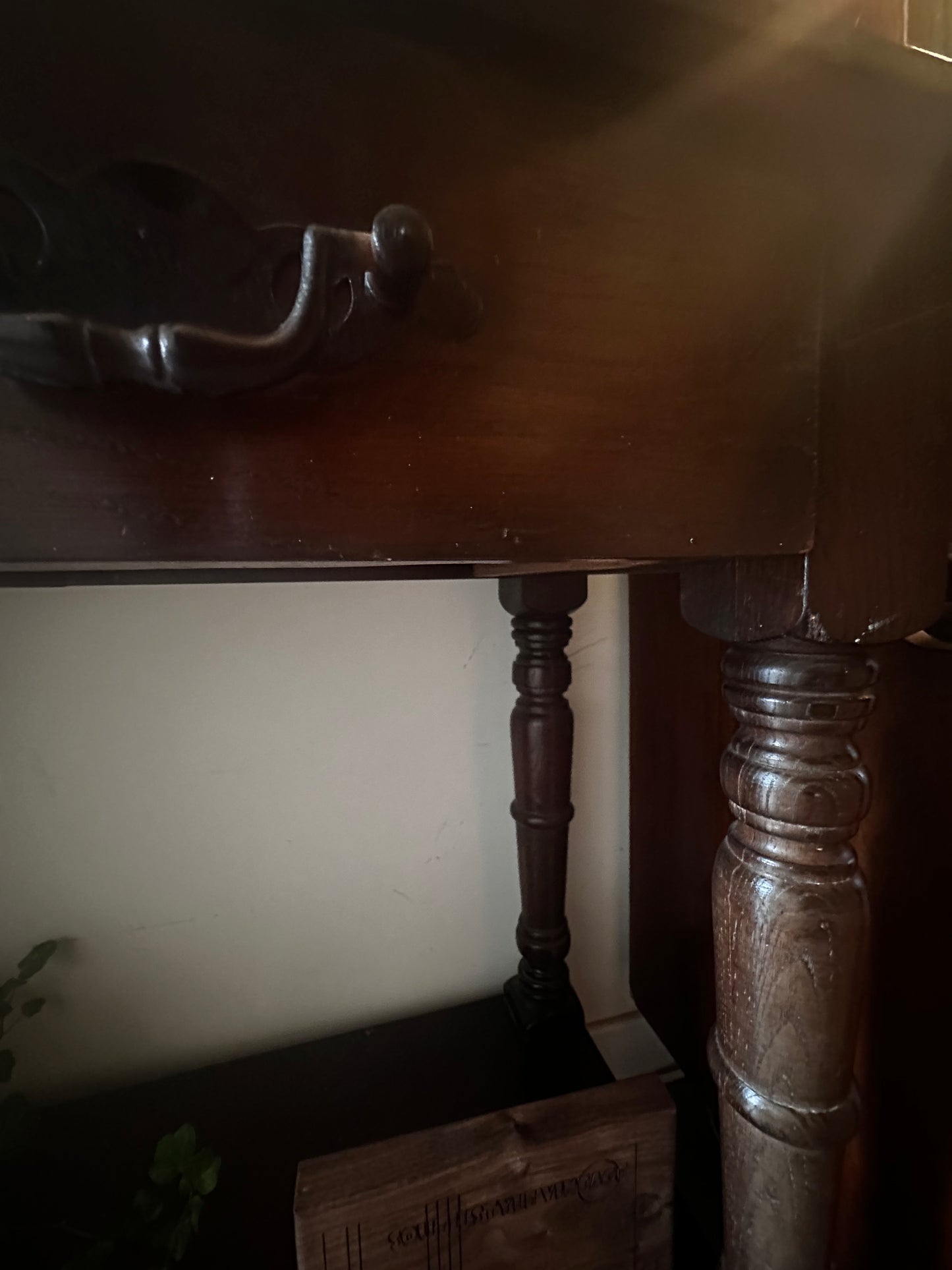 Vintage halkastje sidetable