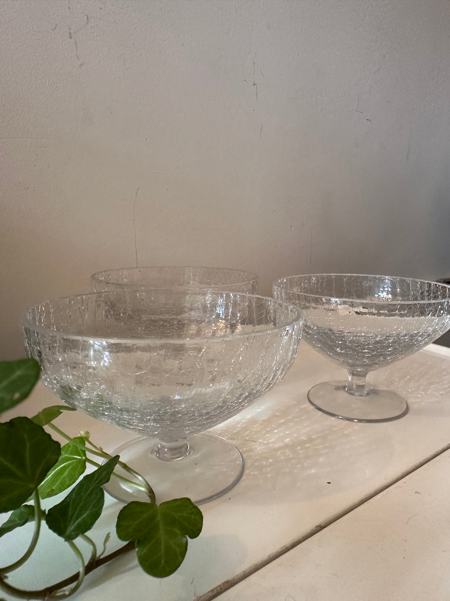 Set van 3 dessert schaaltjes