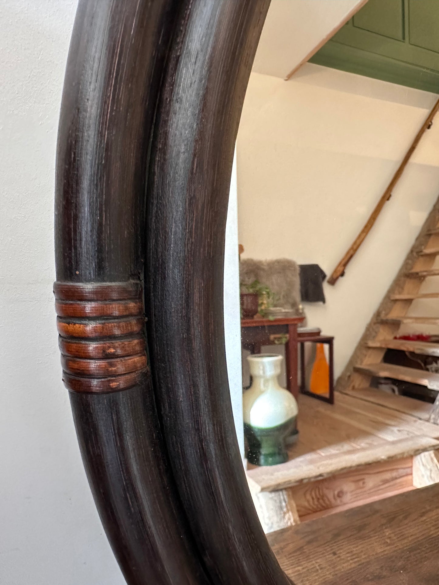 Rotan jaren 70 spiegel
