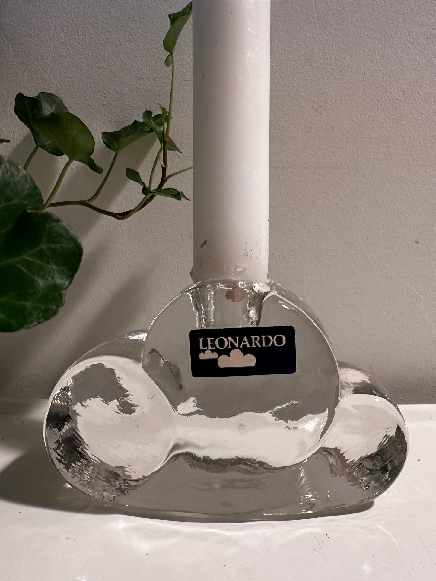 Kristallen Leonardo kandelaar