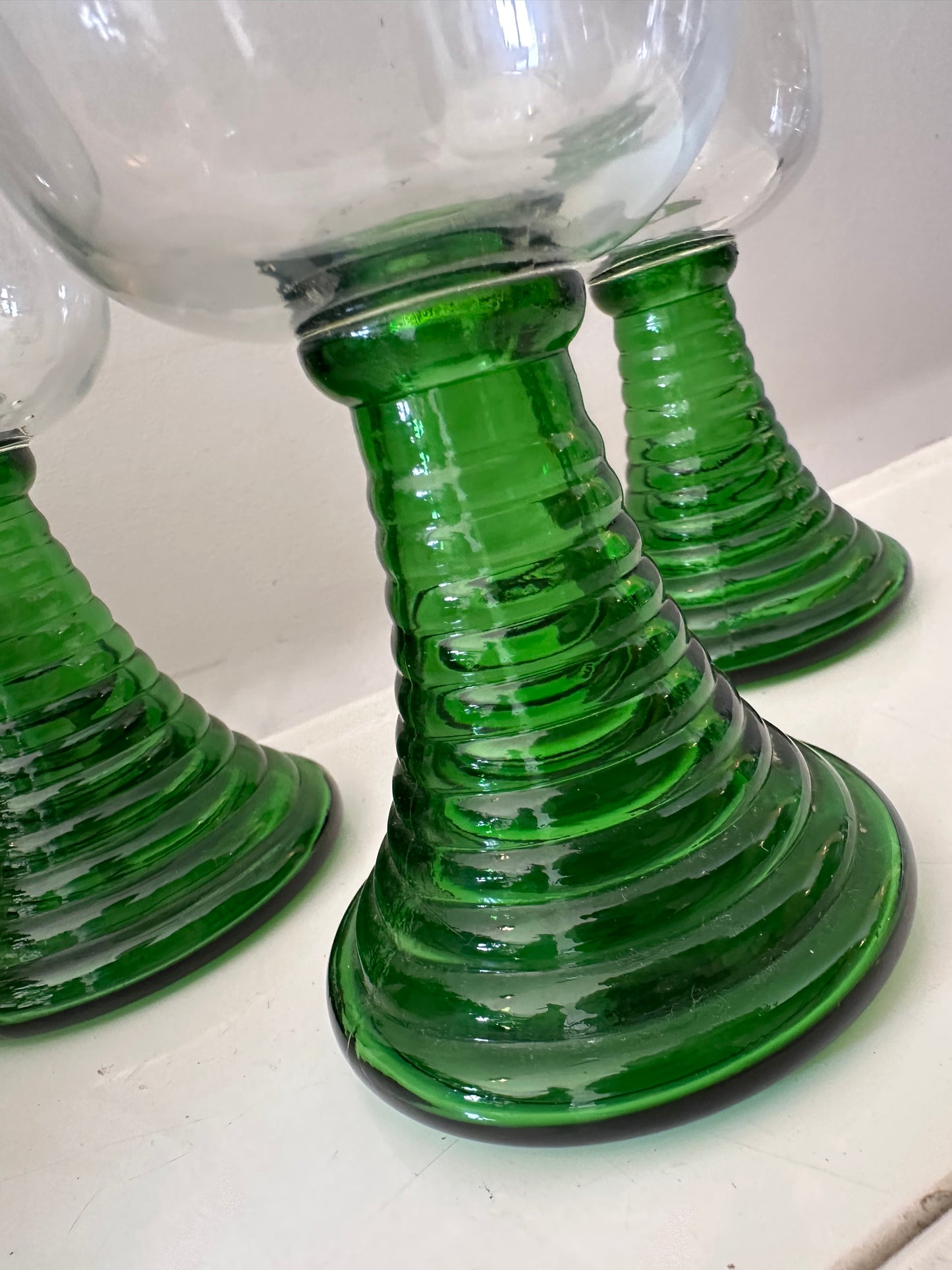 Set van 3 Roemer glazen