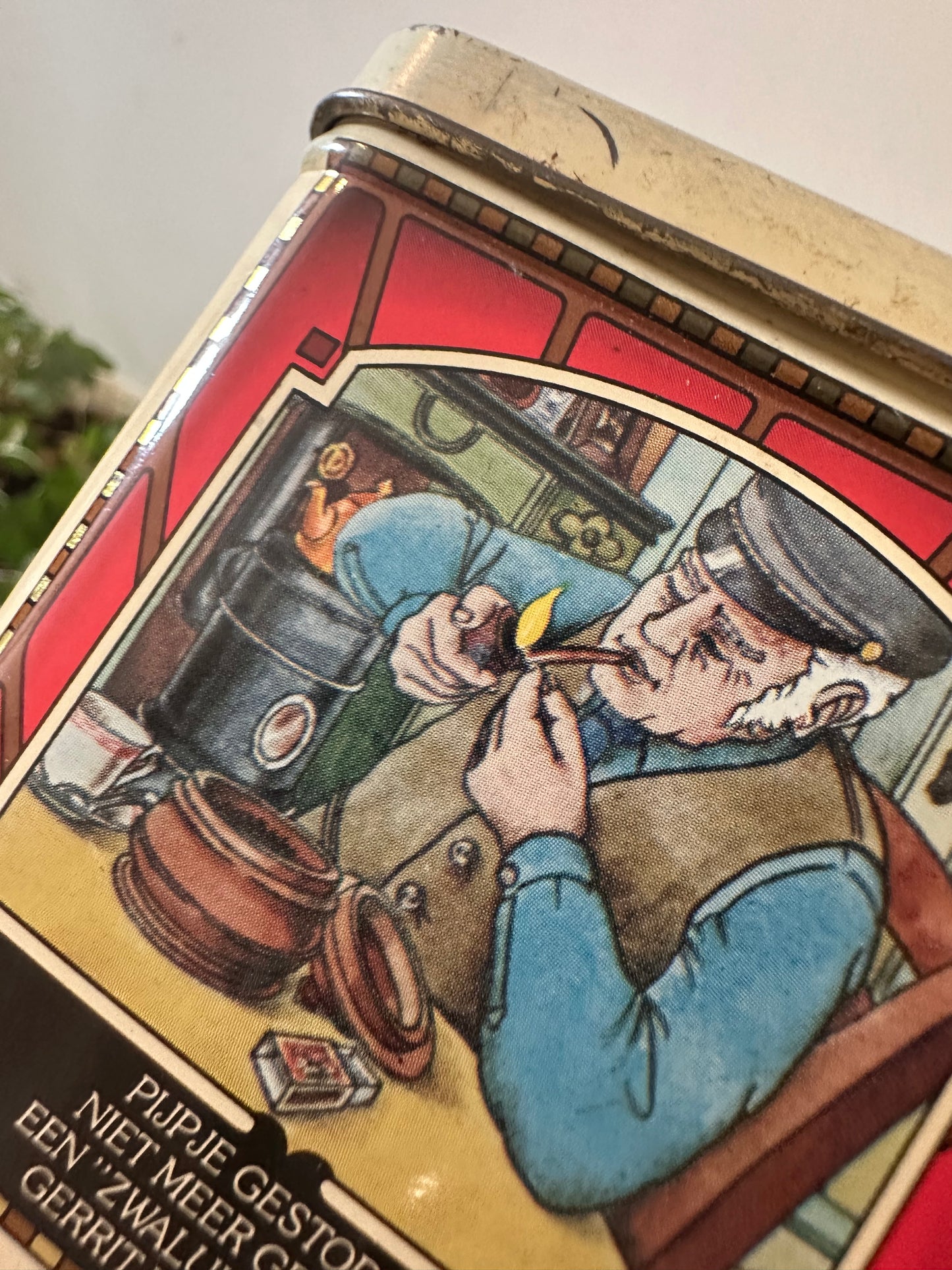 Blik vintage zwaluw lucifers