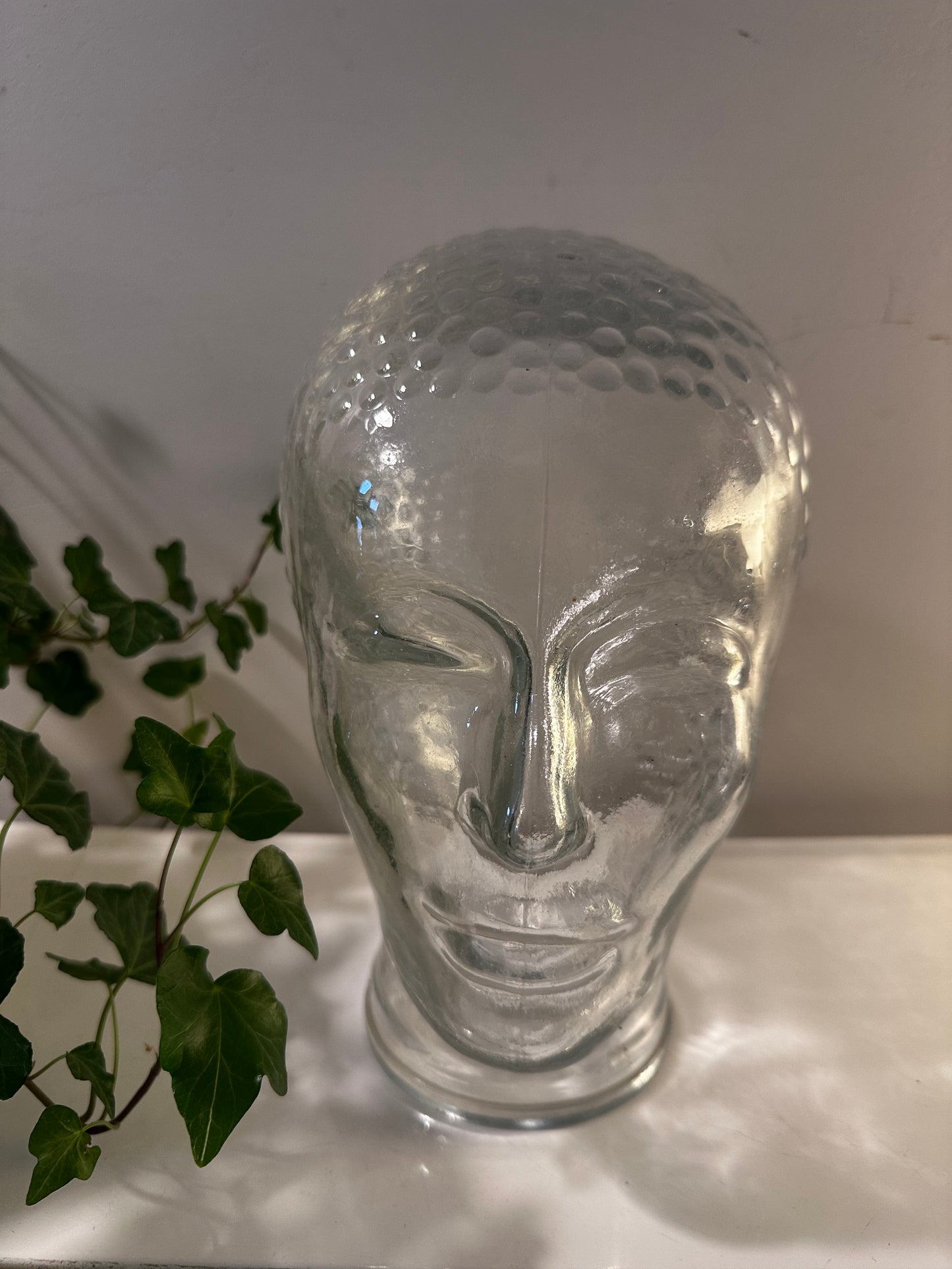 Vintage glazen hoofd