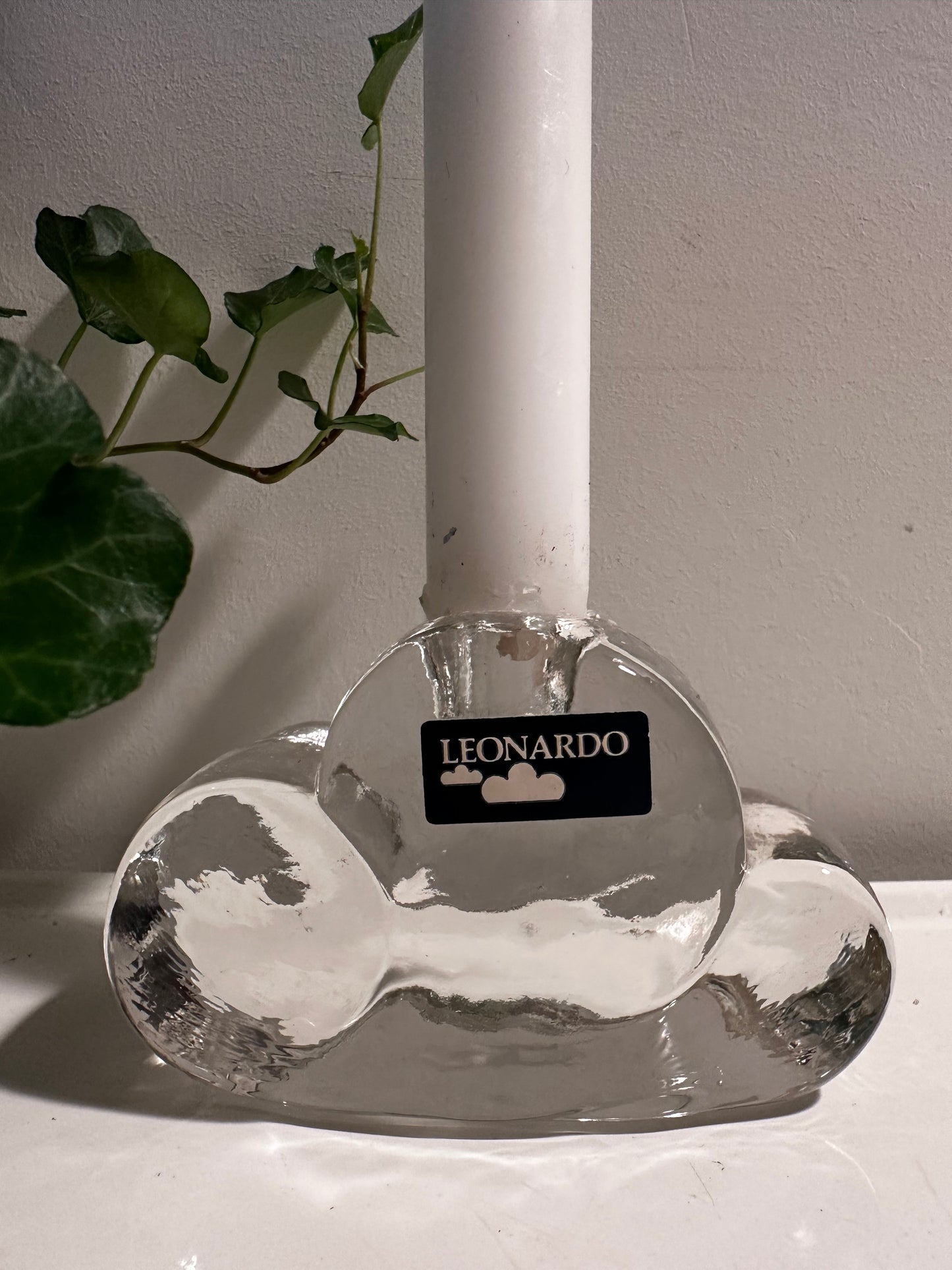 Kristallen Leonardo kandelaar