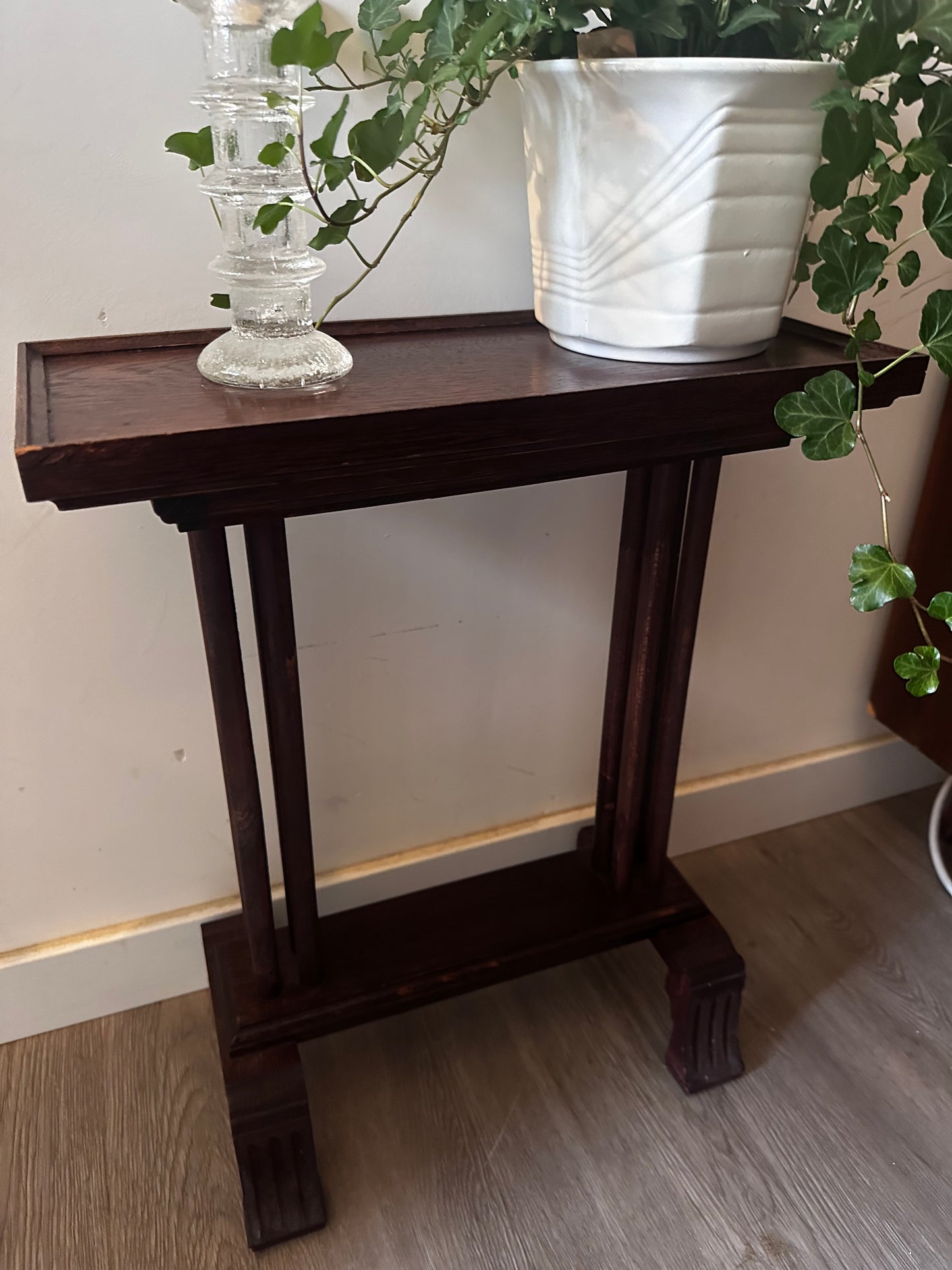 Vintage houten bijzettafeltje