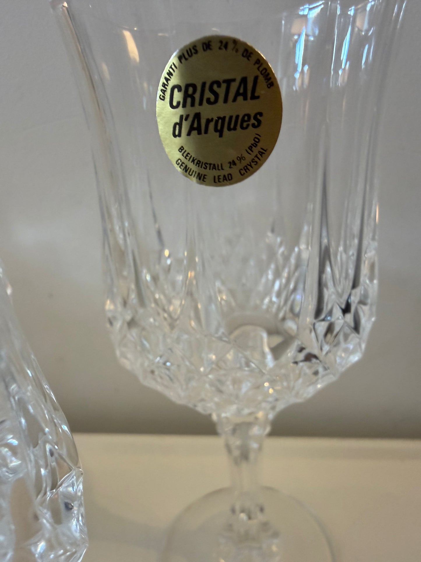 Set van 5 Cristal D’argue wijnglazen