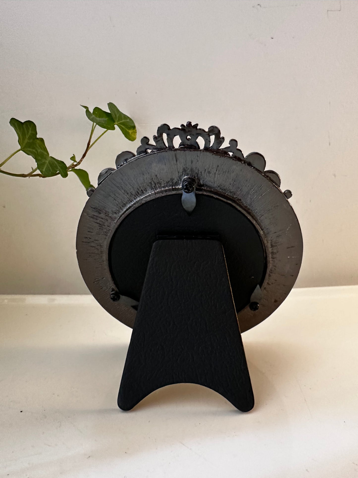 Vintage rond fotolijstje