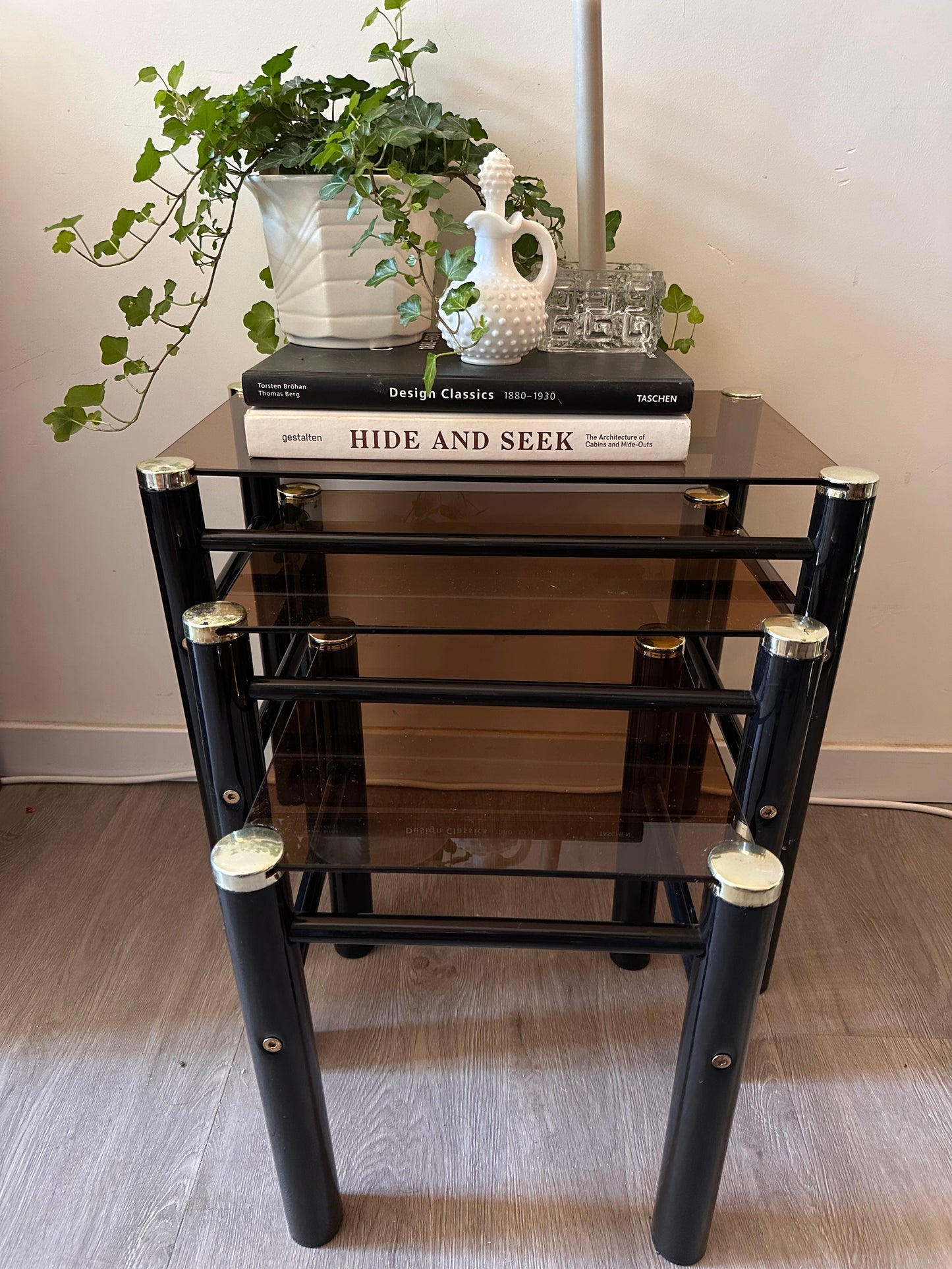 Set van 3 nesting tables space age Hollywood Regency