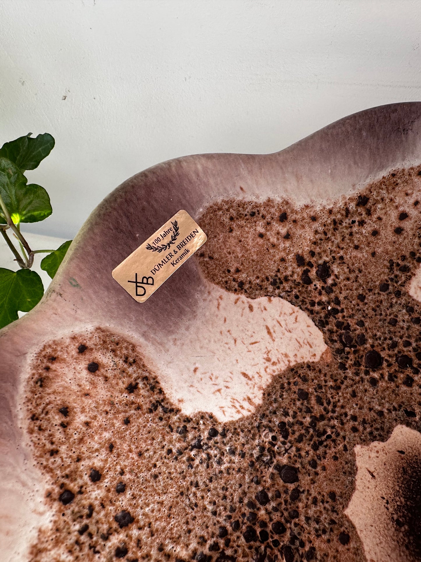 West Germany Dümler & Breiden schaal keramiek jaren 70