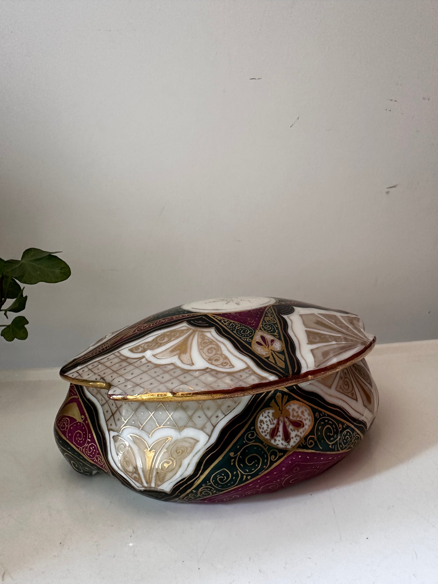 Porseleinen bewaardoosje