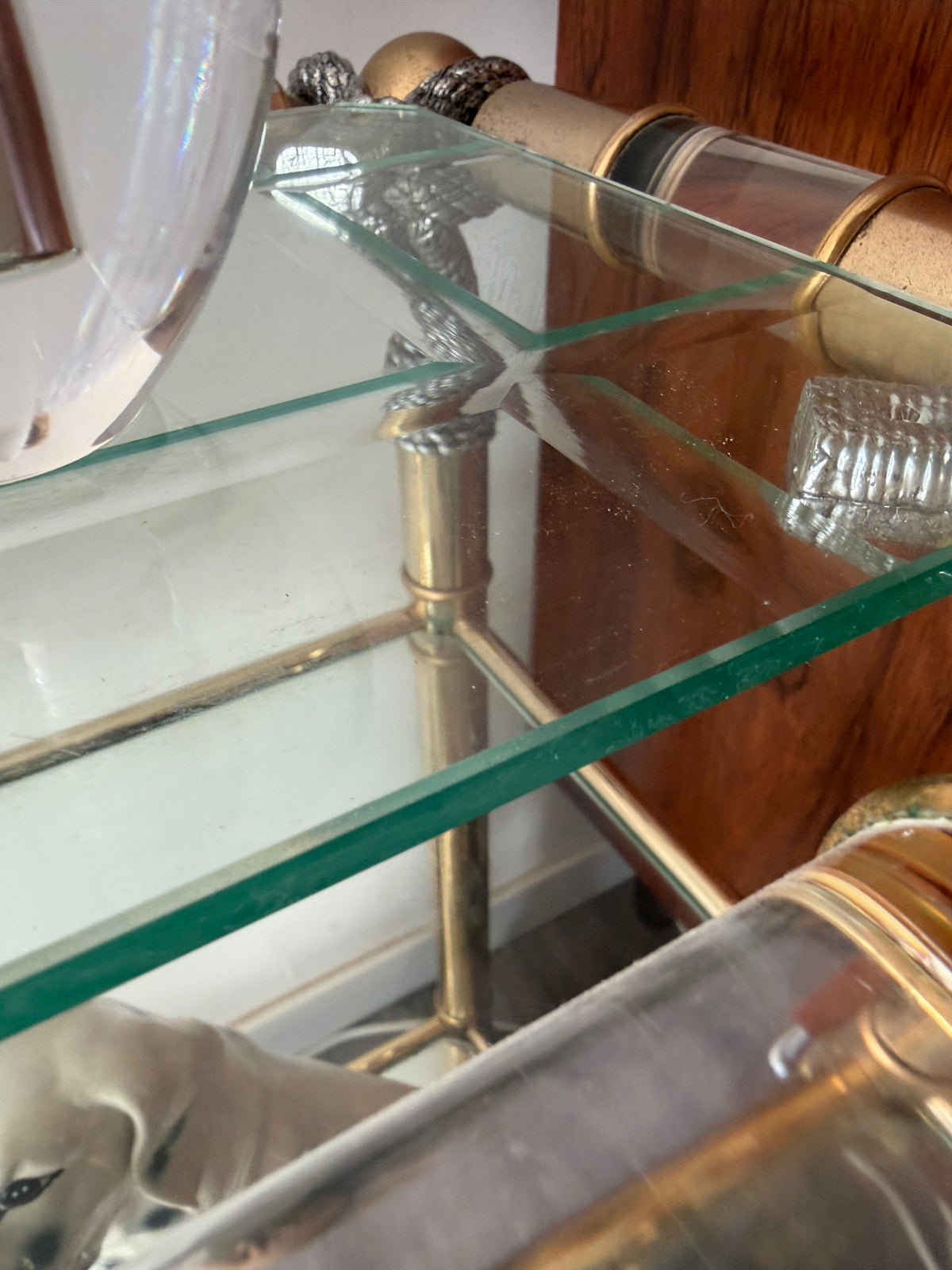 Hollywood Regency sidetable / bar console