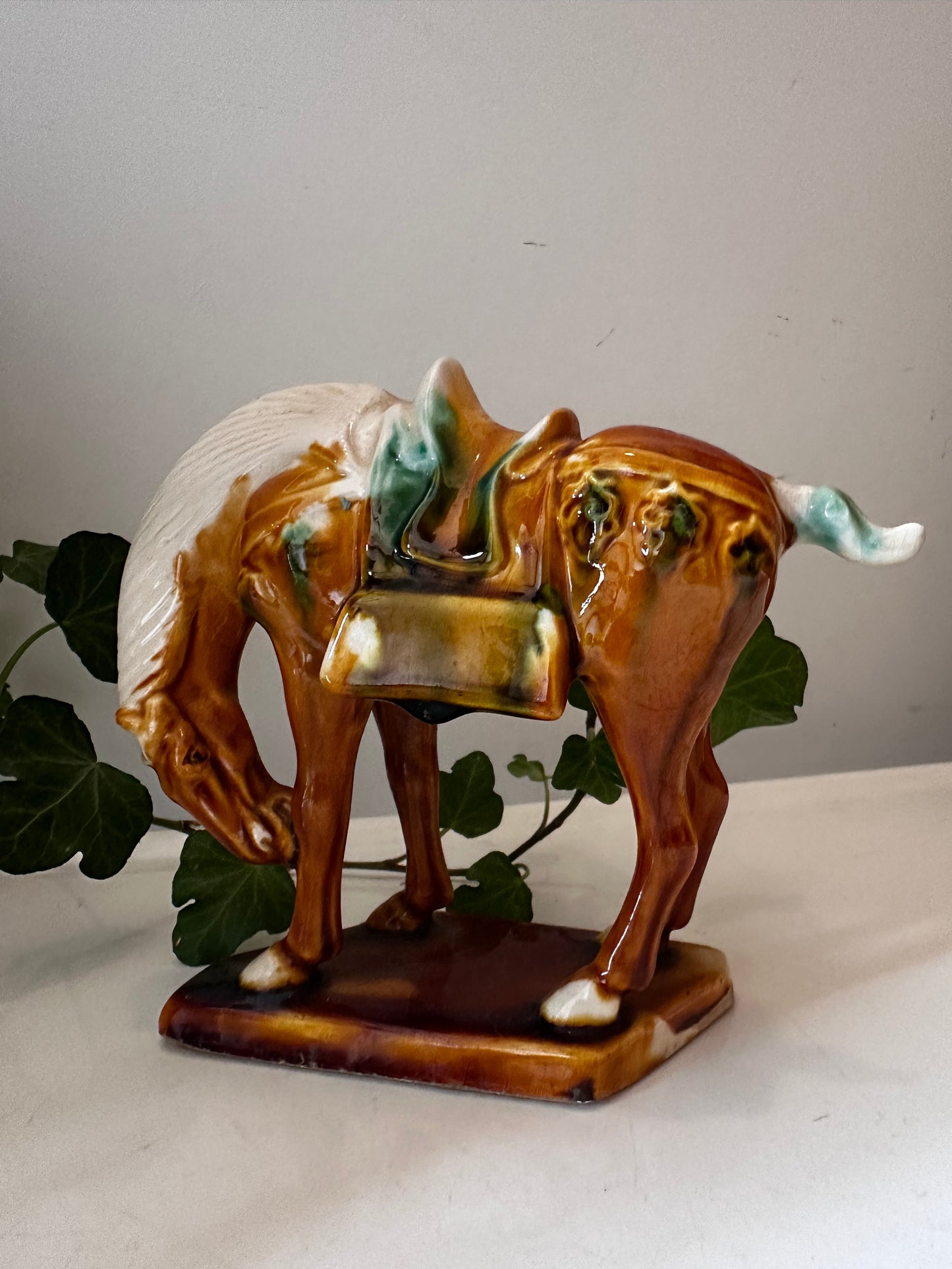 Vintage keramiek Japans paardje