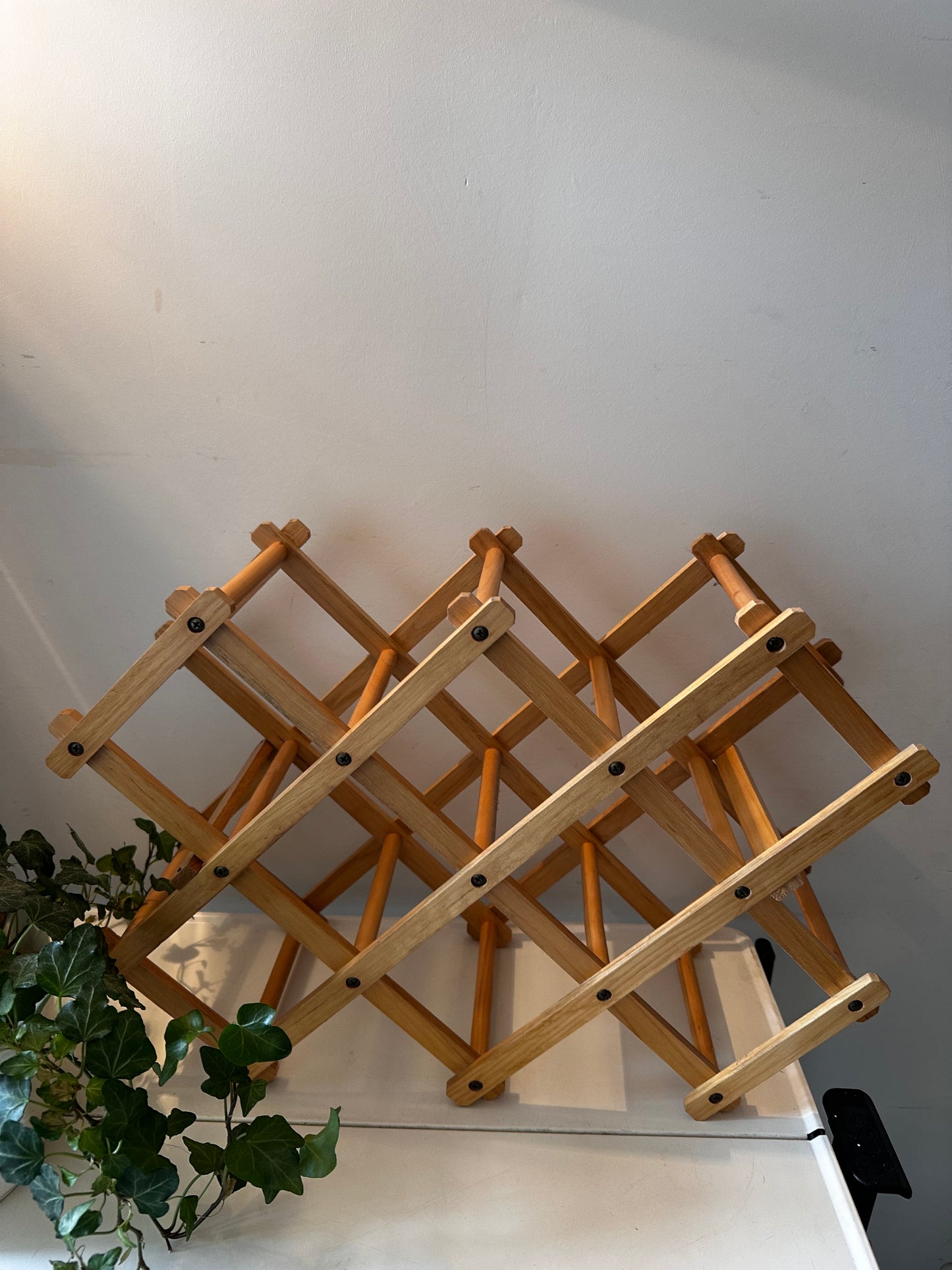 Jaren 70 harmonica wijnrek