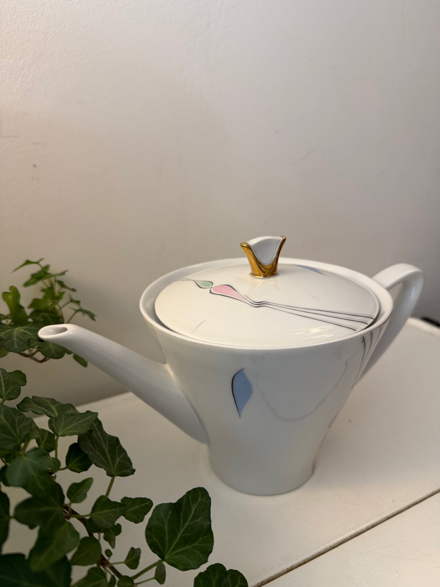 Porseleinen theepot koffiekan