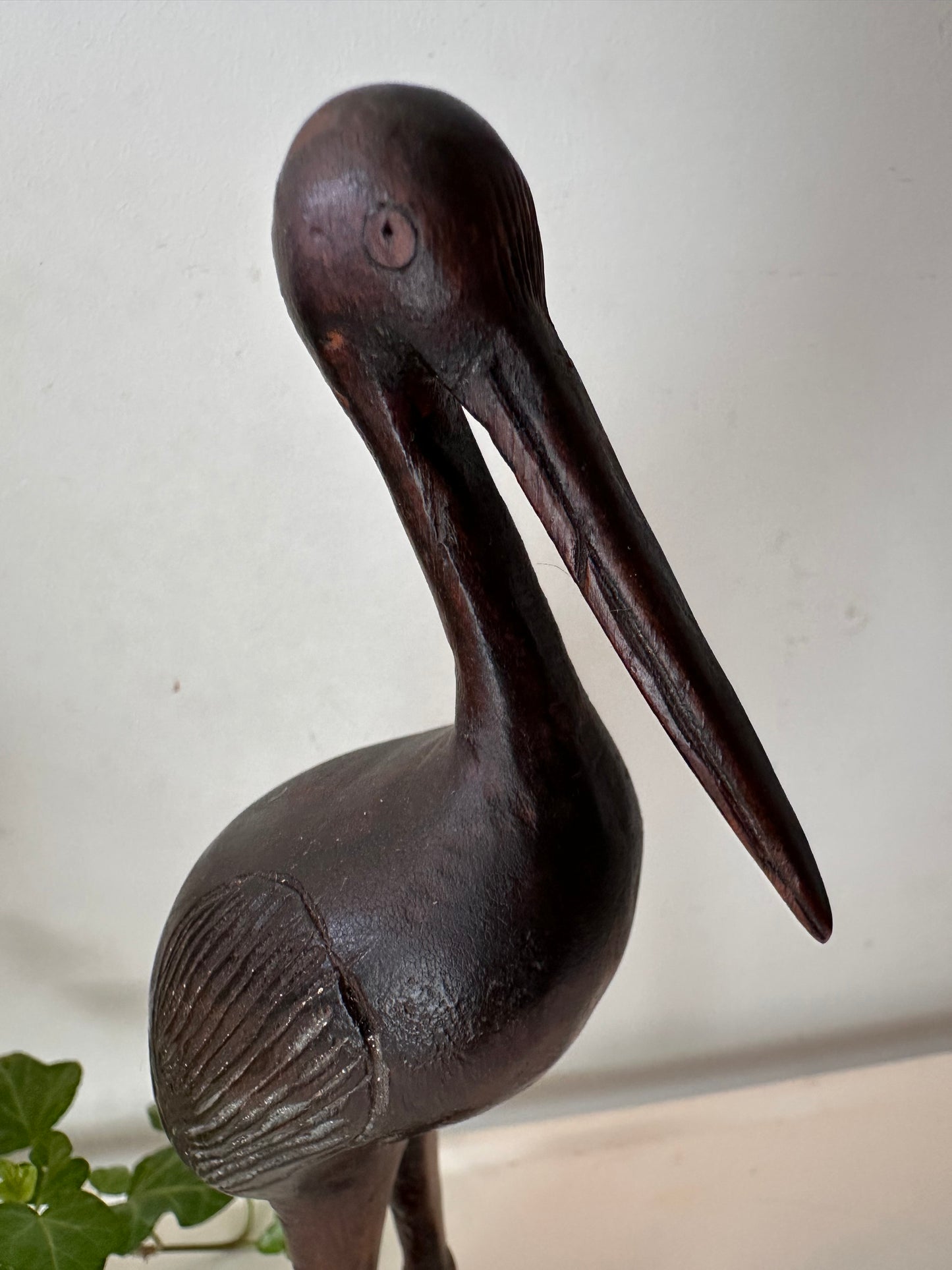 Mid Century houten vogel