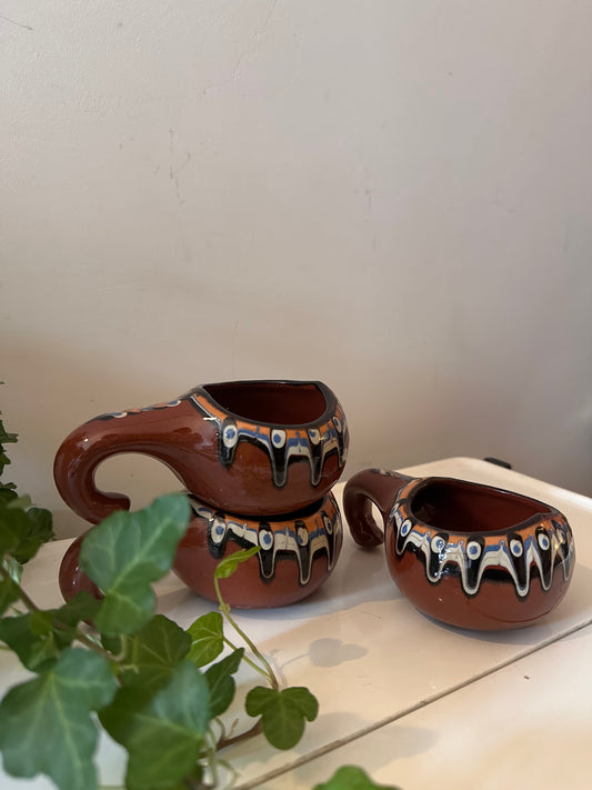 Set van 3 kommetjes jaren 70