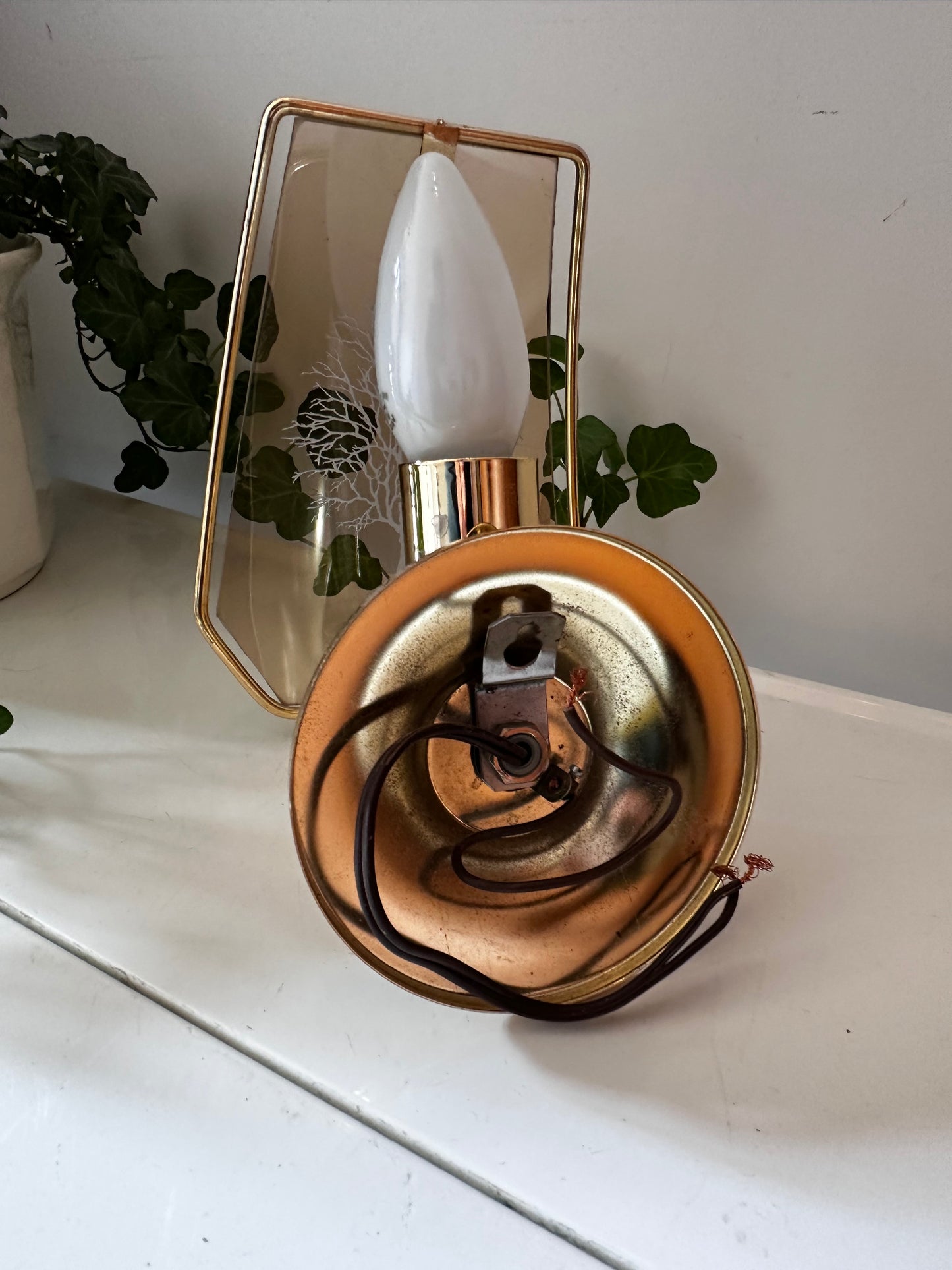 Hollywood Regency Stijl wandlampje