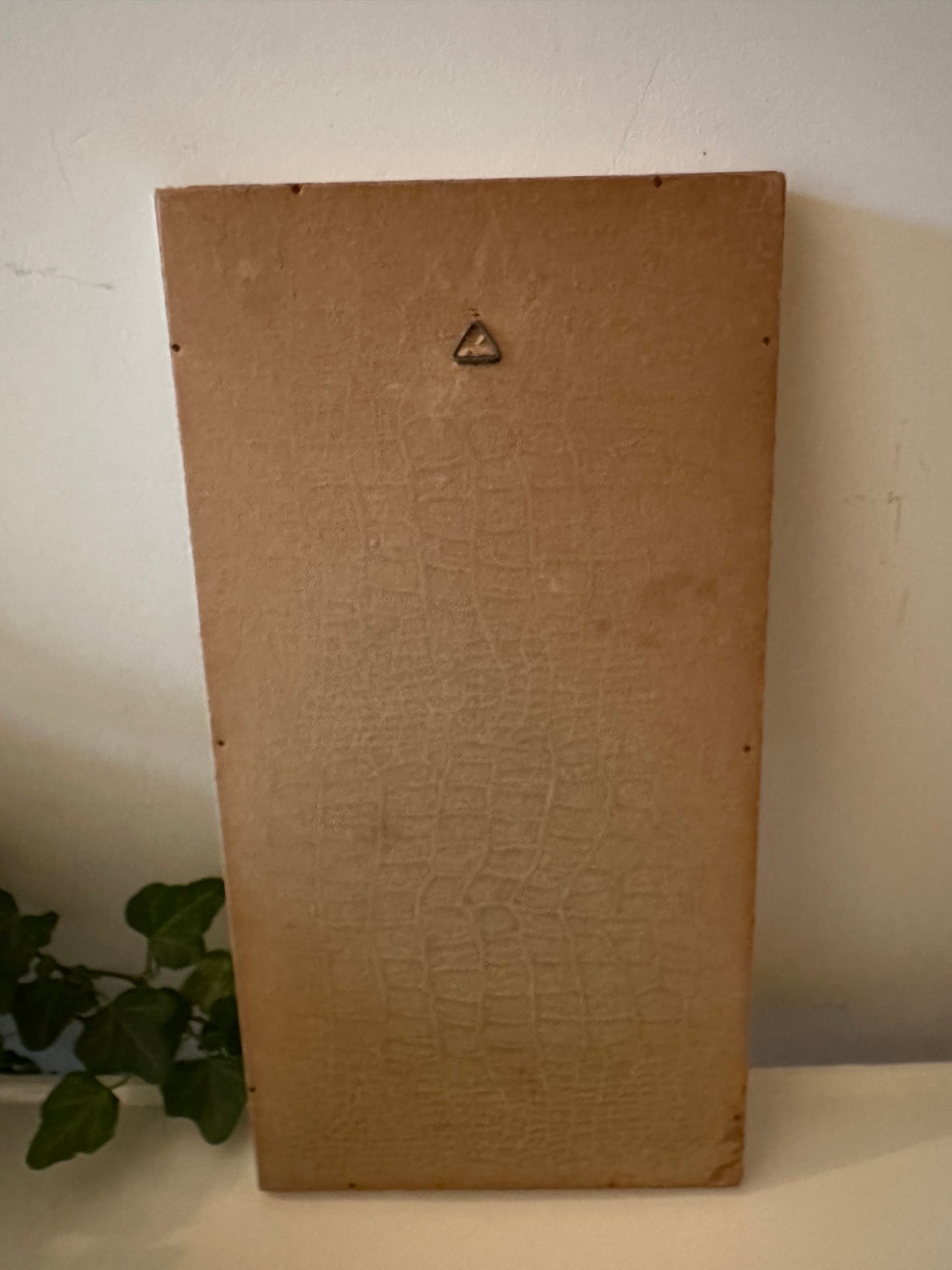 Japans schilderijtje met vogel en bloemen