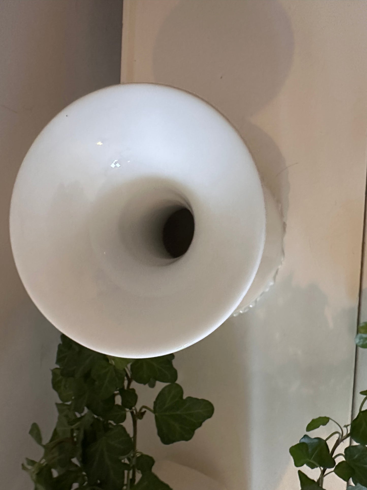 Wit porseleinen vaas